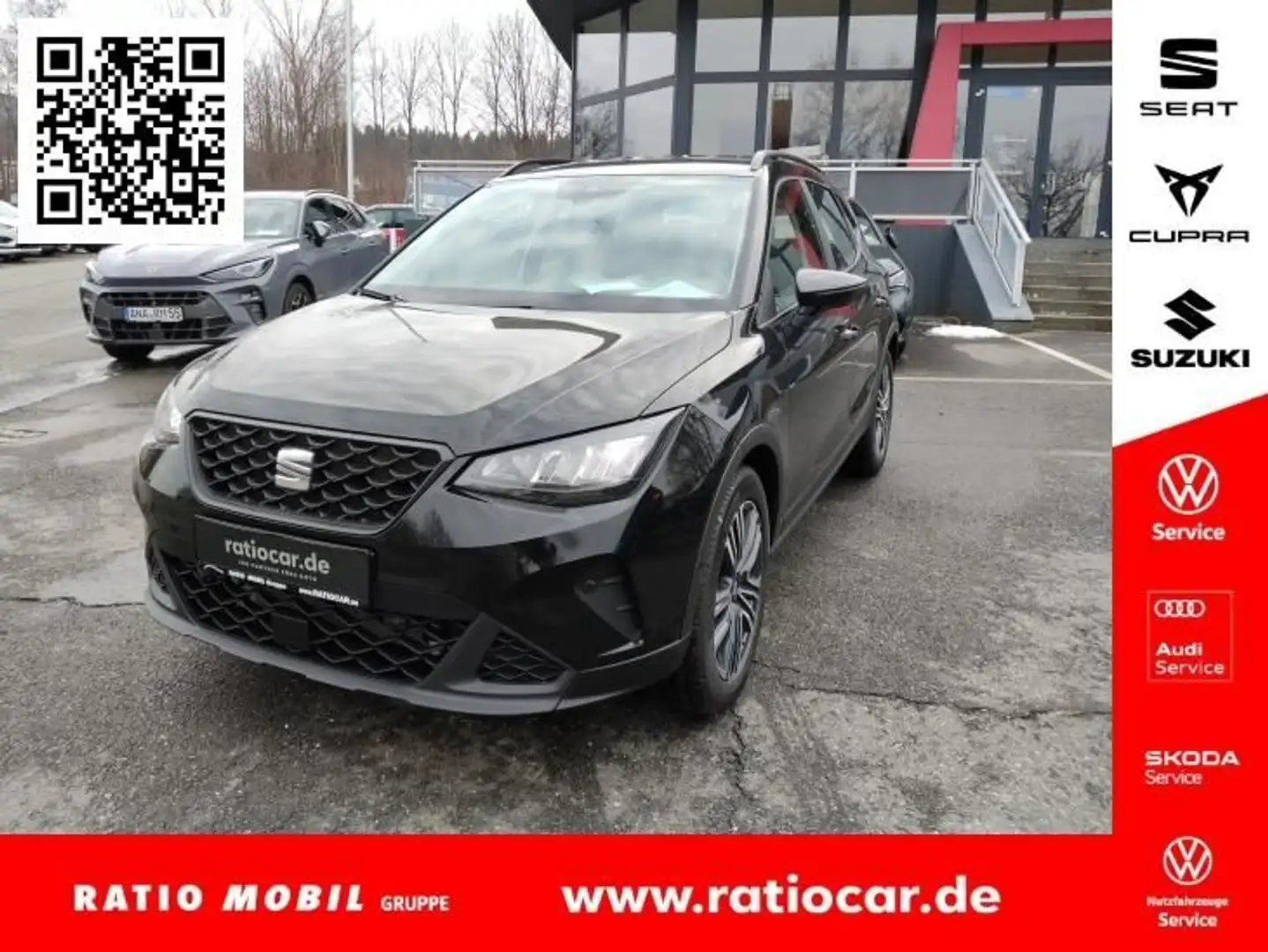 SEAT Arona ARONA STYLE EDITION 1.0 TSI DSG NAVI SITZH. EPH Schwarz - 1
