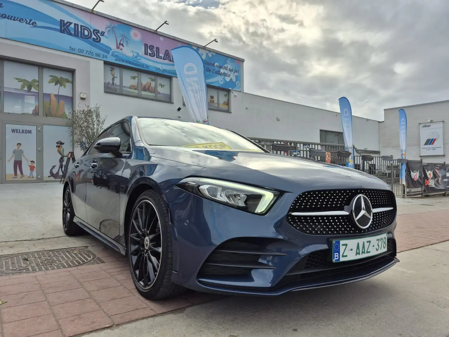 Mercedes-Benz A 200 AMG Euro 6D Camera Clim Alcantara A Voir NEUF Bleu - 1