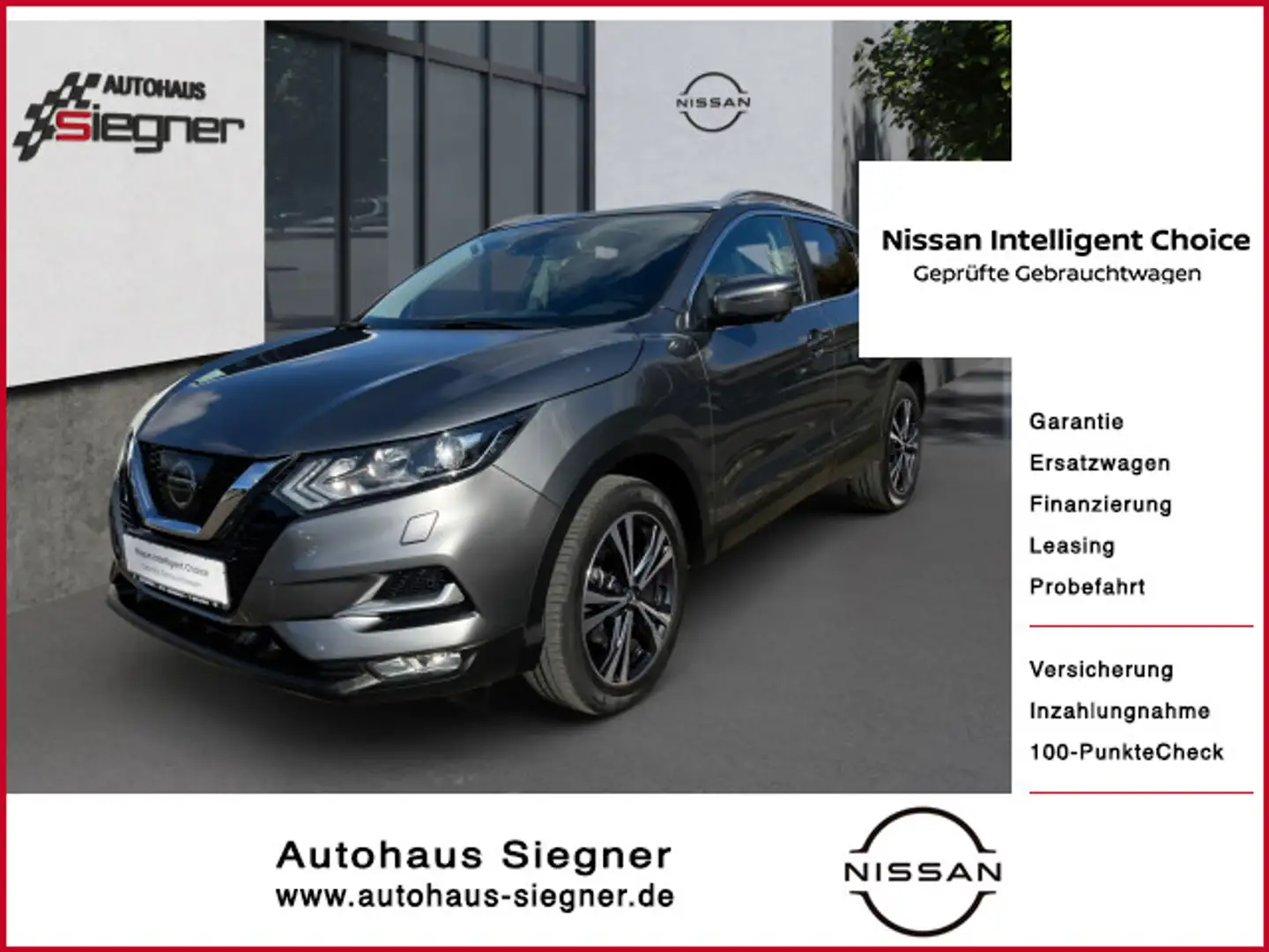 Nissan Qashqai N-Connecta, AHK abn., SH Grijs - 1