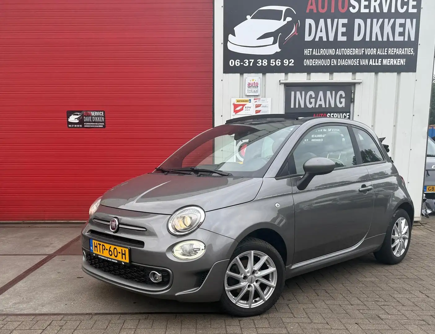 Fiat 500C Rockstar 1.2 Gris - 1
