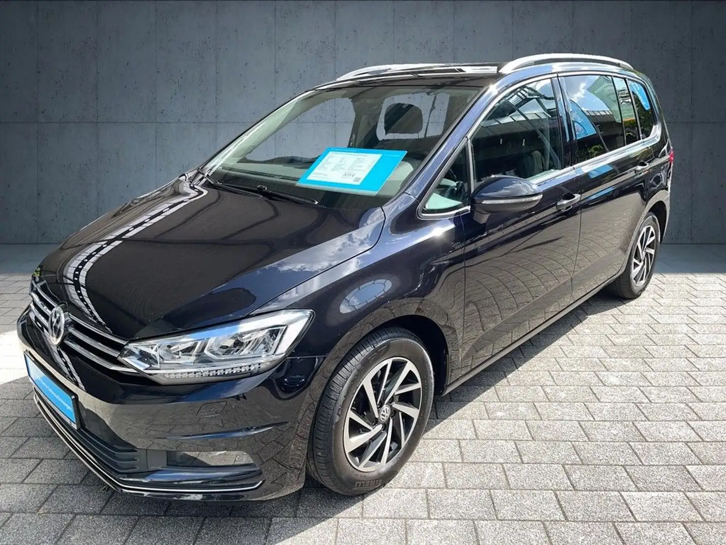 Volkswagen Touran 1.5 TSI DSG Join Navi AHK 7-Sitzer Zwart - 2