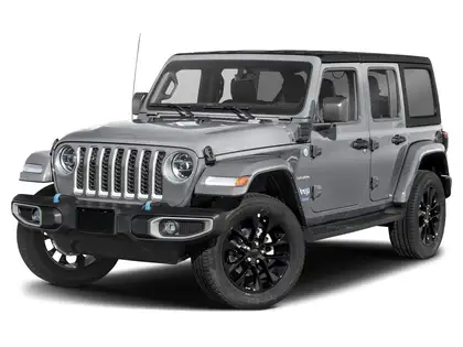 Silver 2023 Jeep Wrangler 4xe SUV / Crossover Four-Wheel Drive Automatic
