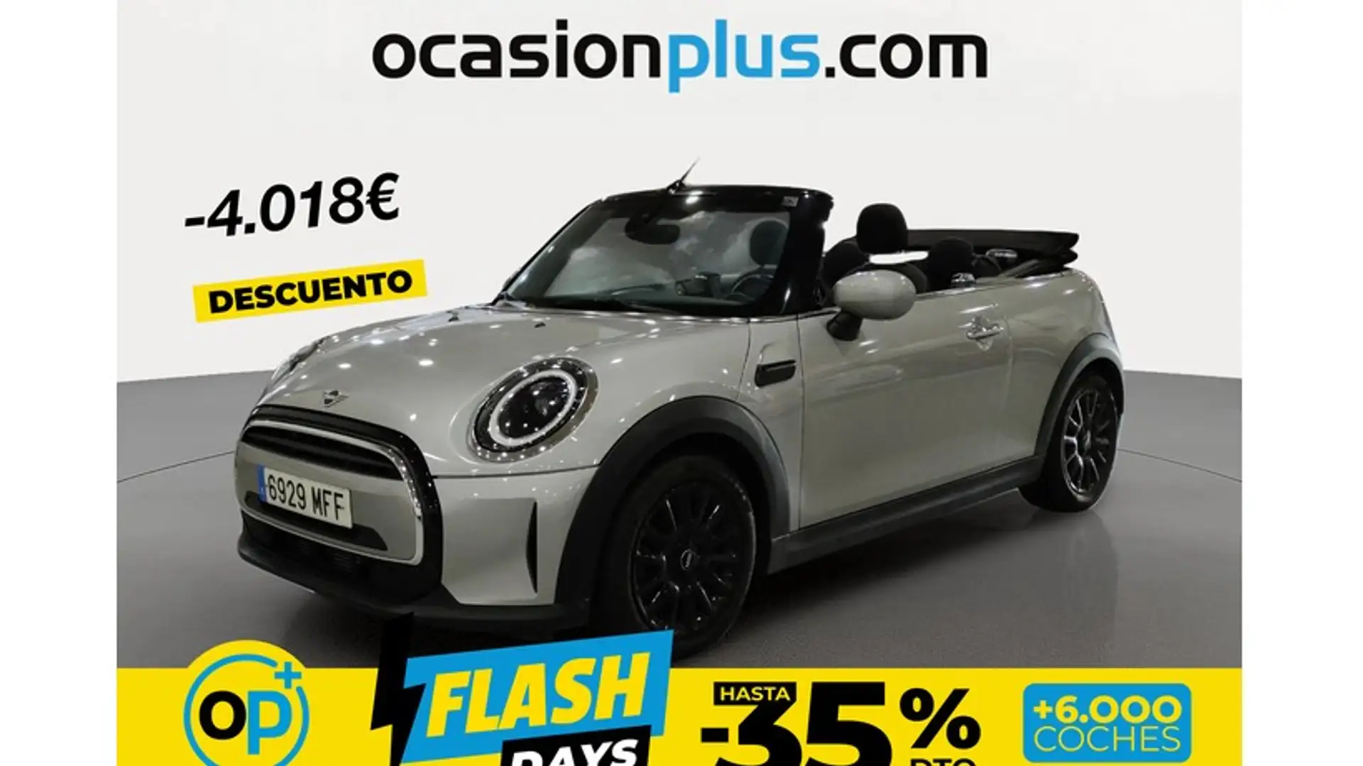 MINI Cooper Cabrio Aut. Plateado - 1