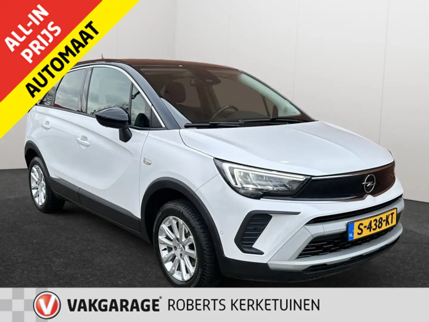 Opel Crossland 1.2 Turbo Elegance 130PK Automaat Winterpack Comfo Wit - 1