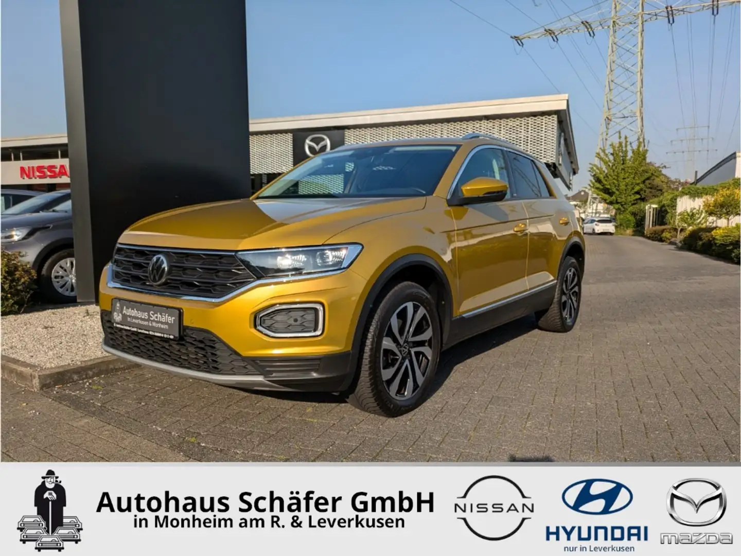 Volkswagen T-Roc Active Navi LED ACC SHZ Temp El. Heckklappe Apple Gelb - 1