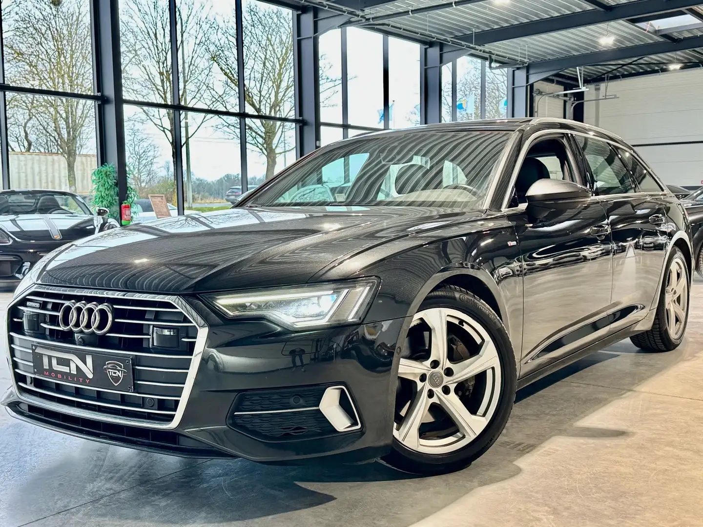 Audi A6 ✅ Avant 45 TFSI Quattro S-Line - hybride - TVA Noir - 1