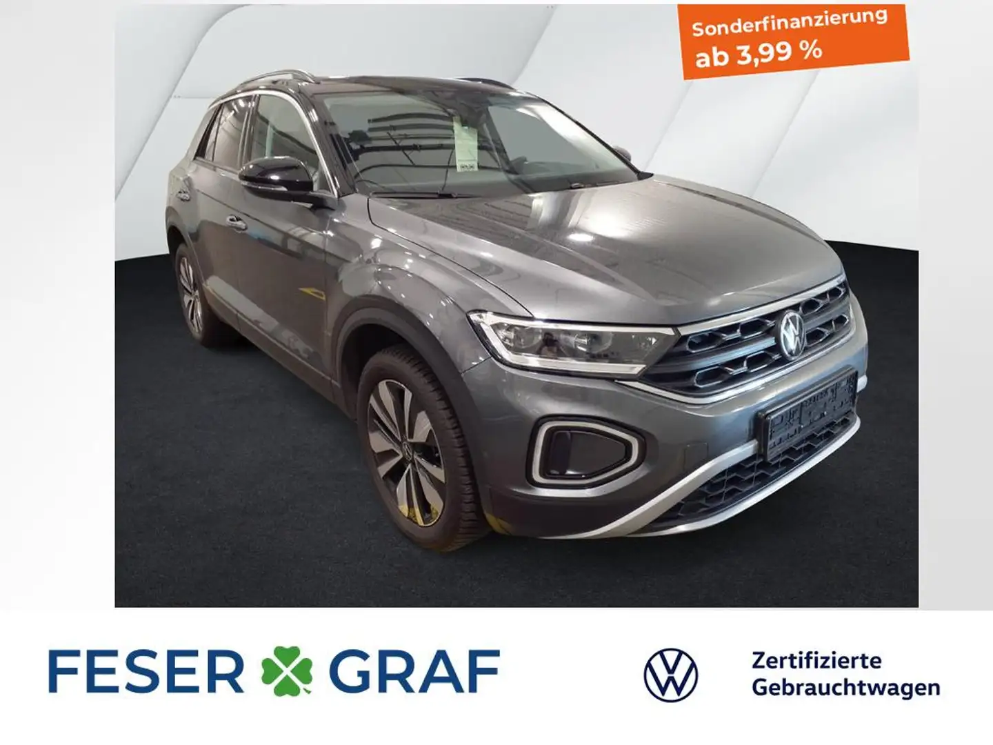 Volkswagen T-Roc 2.0TDI Goal DSG AHK ACC LED Rückfahrkamera Grau - 1