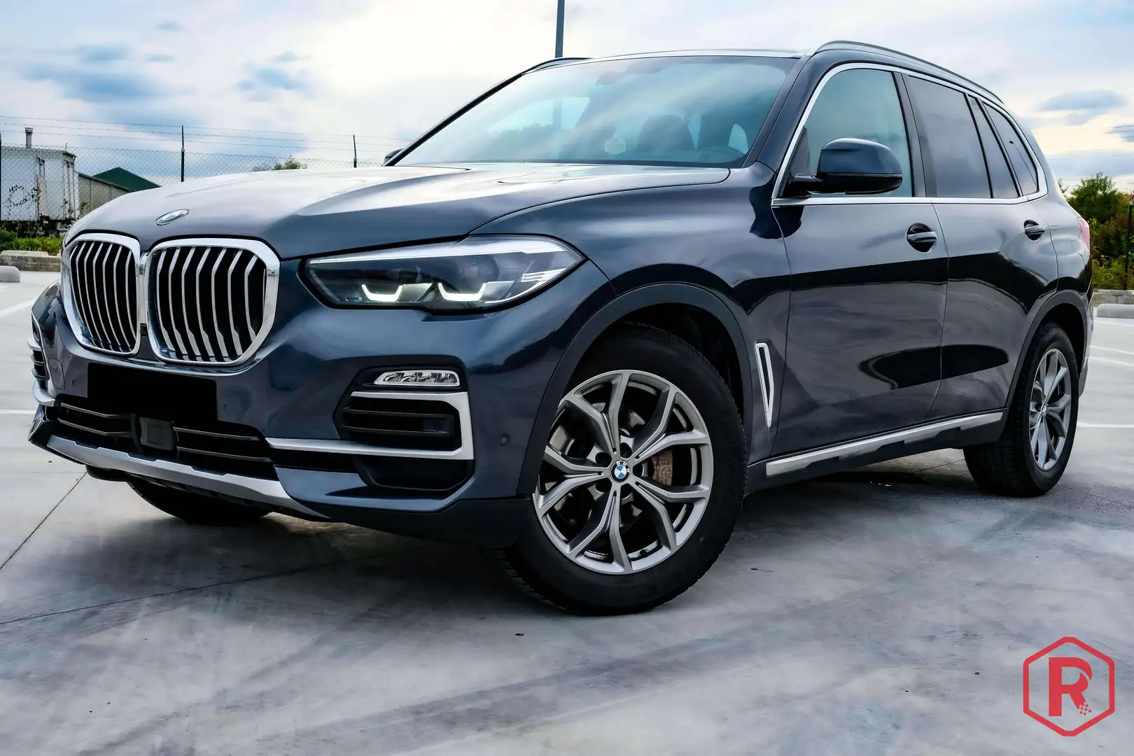 BMW X5 30d Lichte Vracht BTWwagen Historiek xDrive Gris - 1