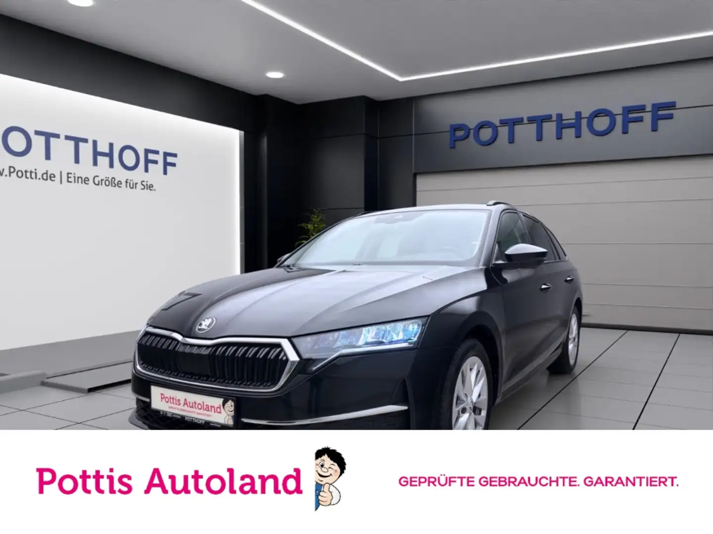 Skoda Octavia Combi 1.5 eTSI DSG SELECTION NAVI KLIMA PDC LED Schwarz - 1