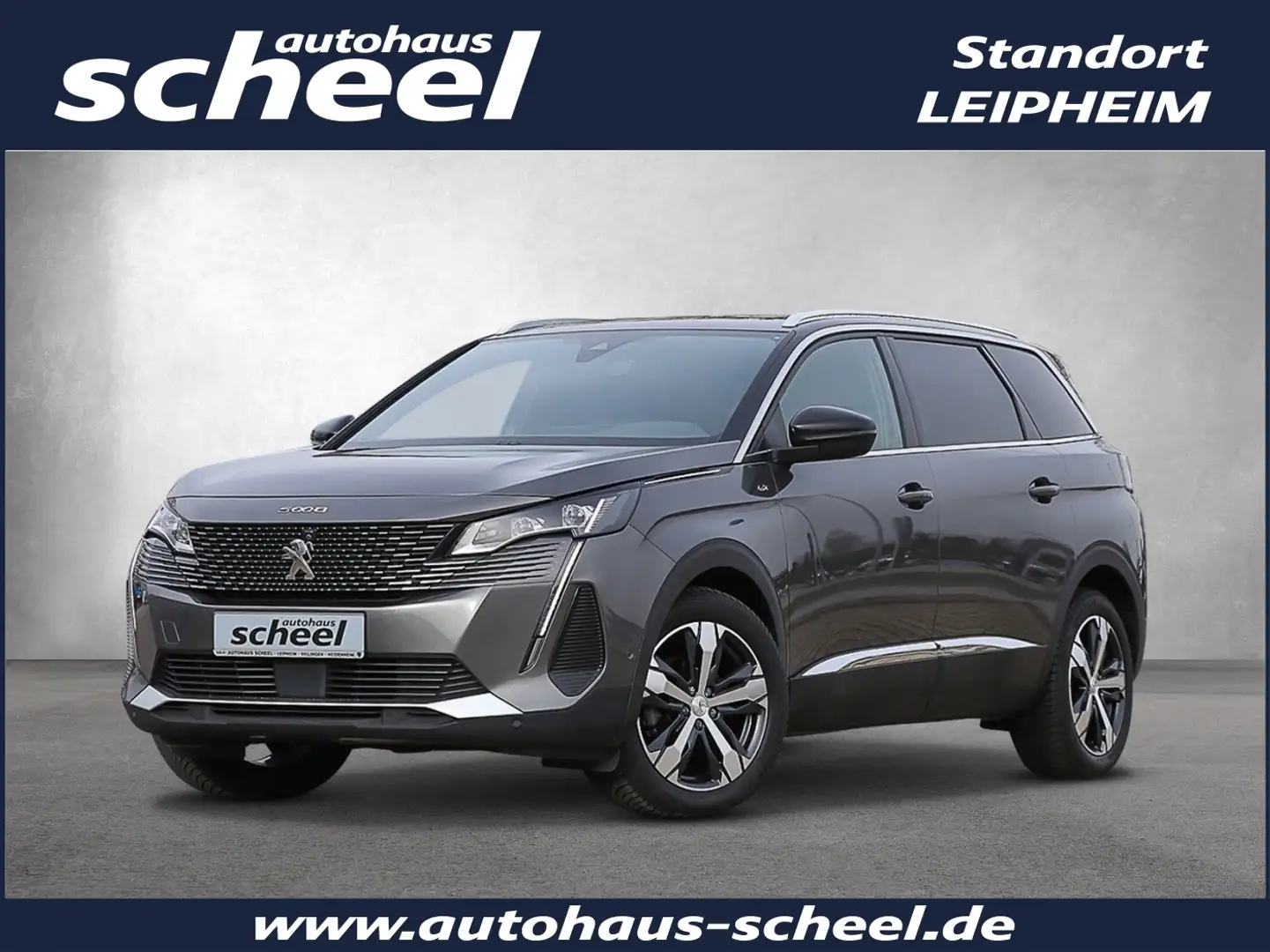 Peugeot 5008 2.0 BlueHDi 180 FAP GT ACC/Kam./KeyLess/360 Серый - 1
