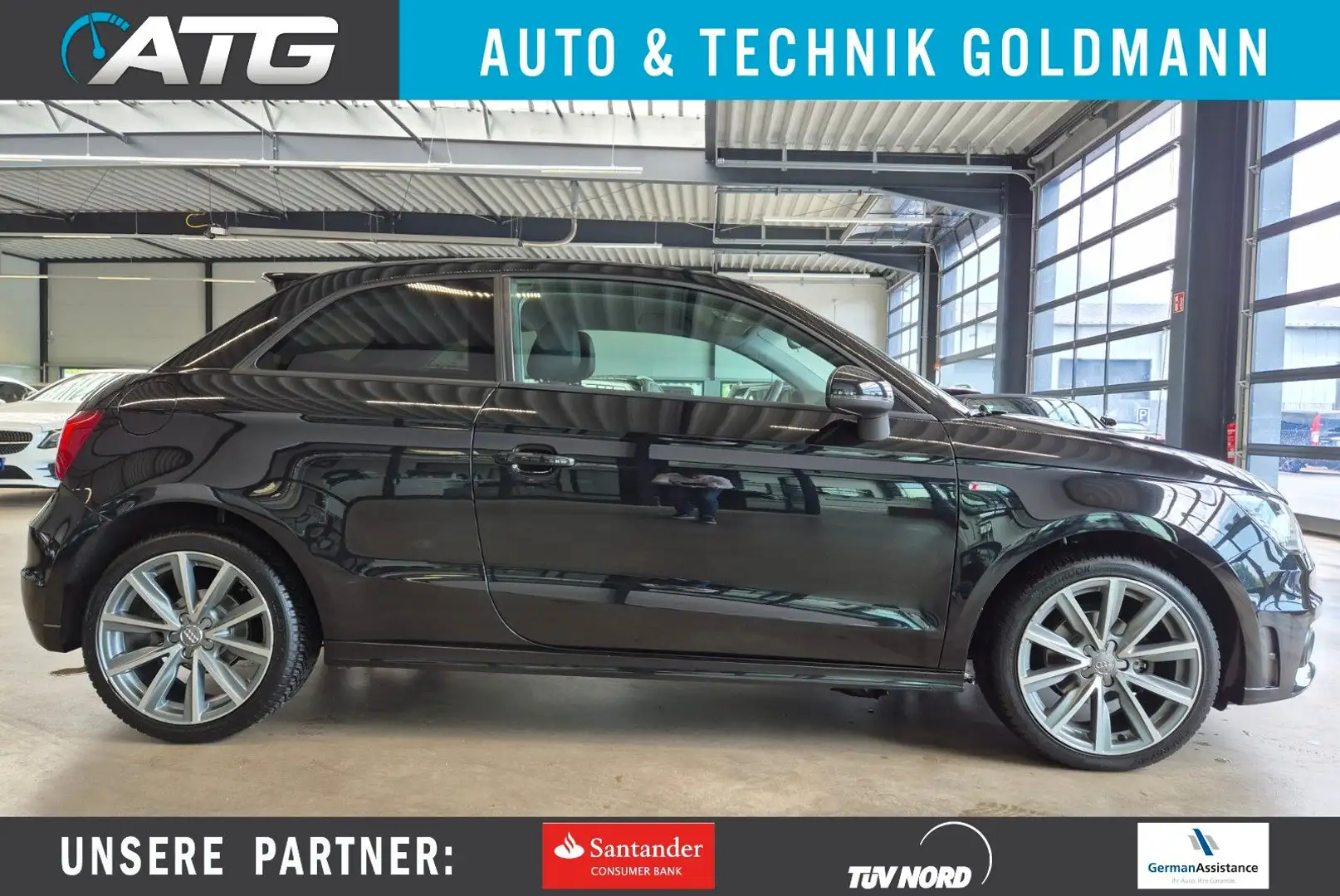 Audi A1 S-LINE NAVI XENON SITZHZ PDC TÜV+SERVICE NEU Black - 1