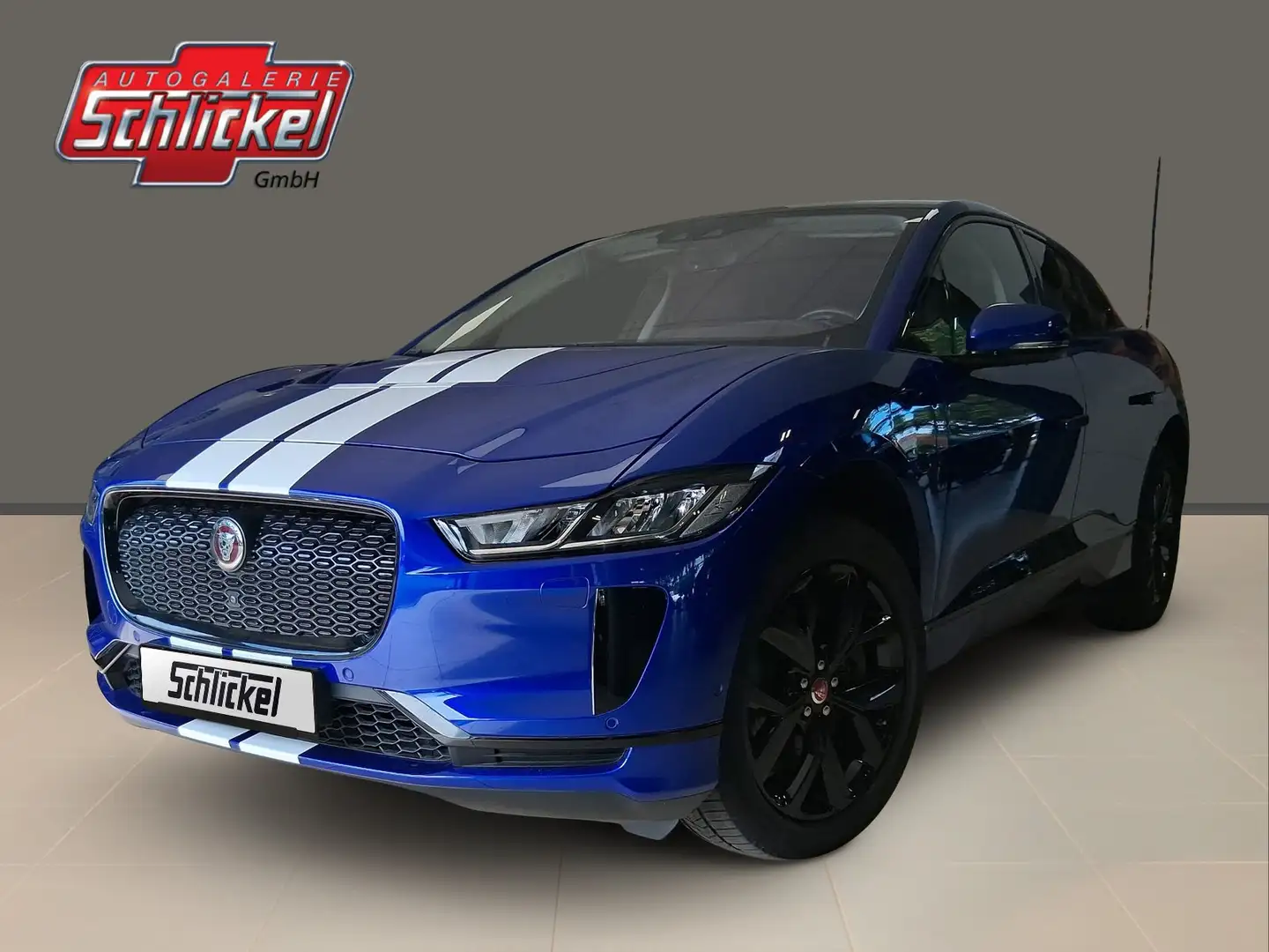 Jaguar I-Pace S Black-Pack Navi ACC Head-up Panoramadach Met. Albastru - 1