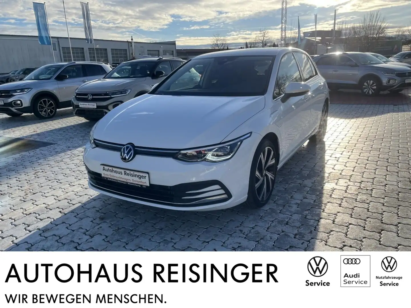Volkswagen Golf VIII 1.4 Style eHybrid (Navi,LED,ACC,AppConnect) Blanc - 1