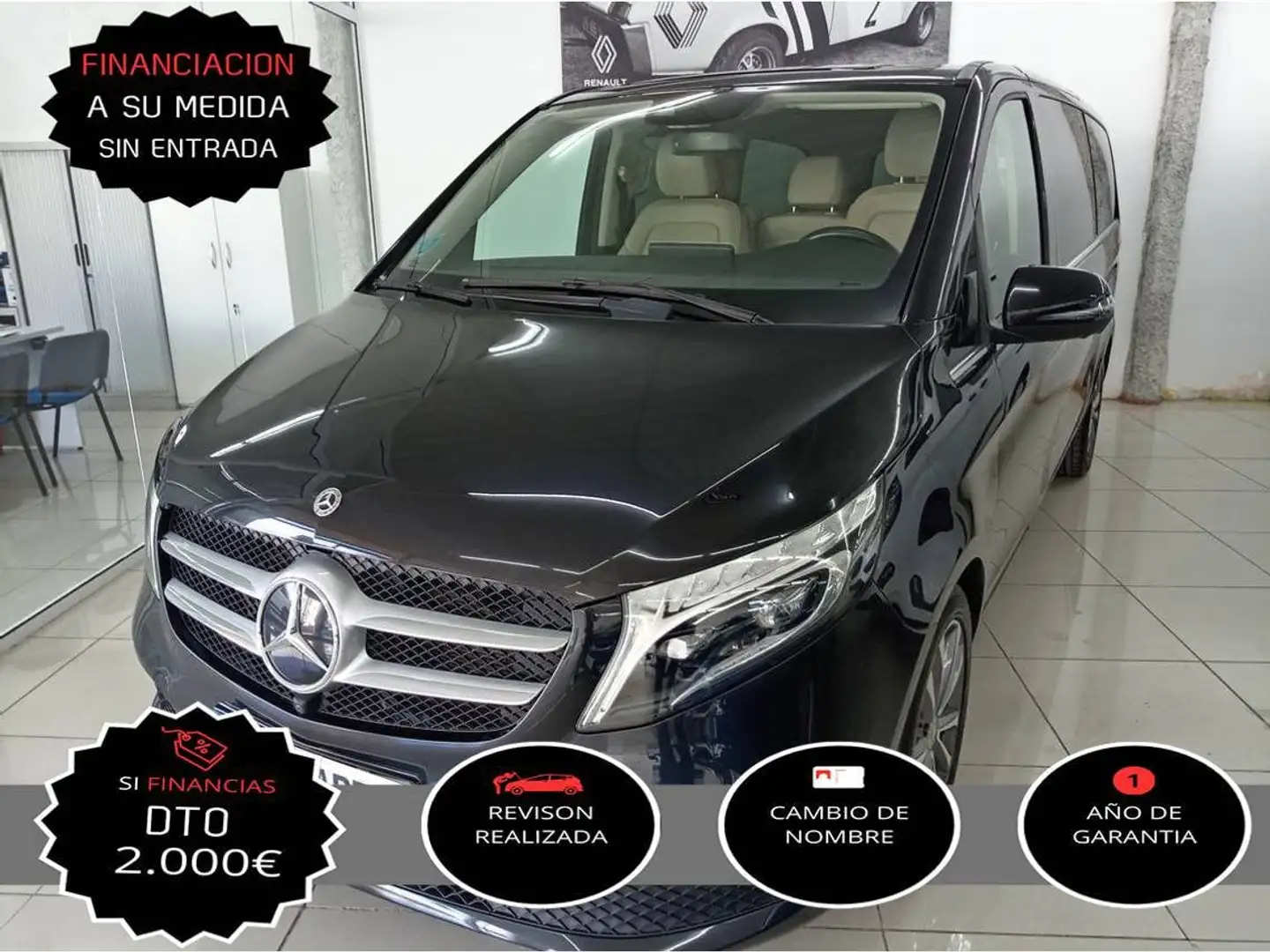 Mercedes-Benz V 220 220d Extralargo Avantgarde Noir - 1
