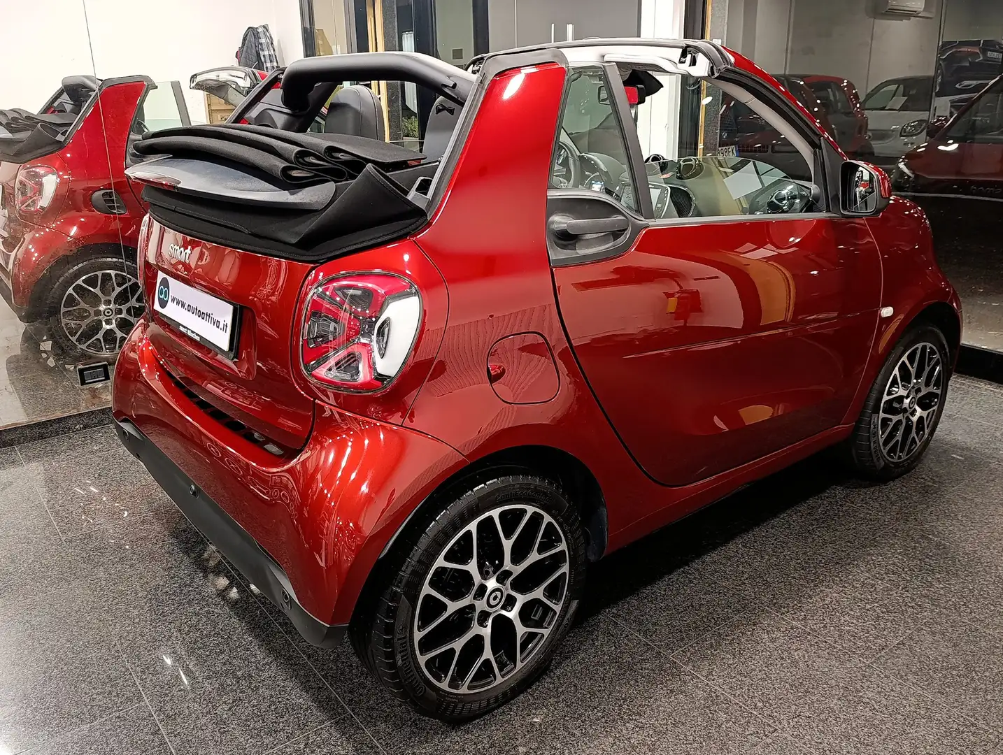 smart forTwo EQ Cabrio Prime Executive Full / Iva Esposta Rosso - 2