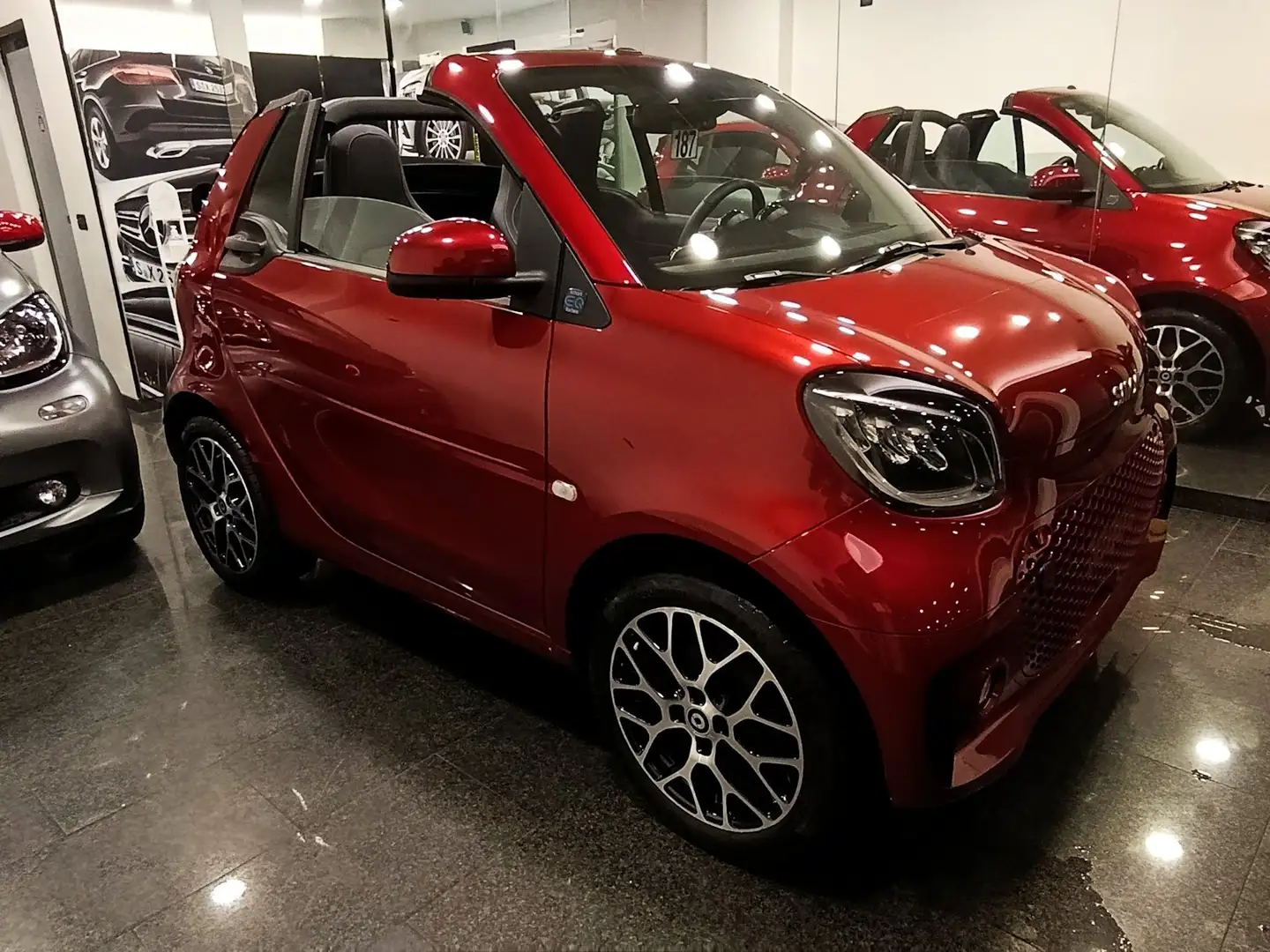 smart forTwo EQ Cabrio Prime Executive Full / Iva Esposta Rosso - 1