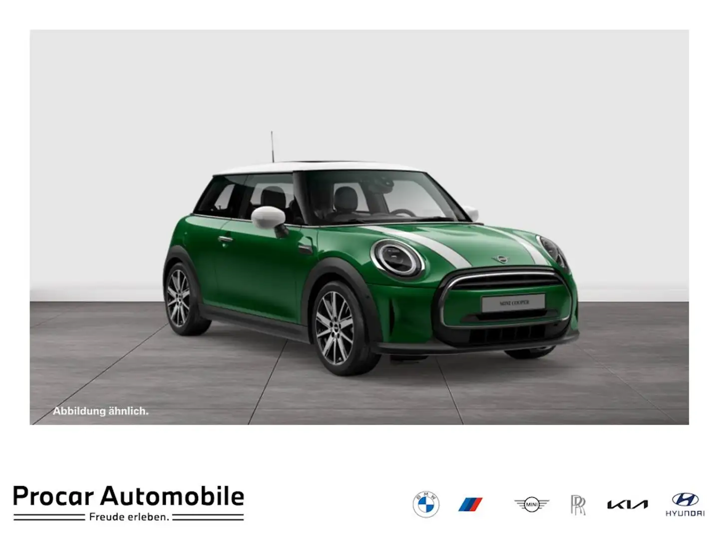 MINI Cooper Younique Trim Aut Nav LED Pano RFK Komfzg Grün - 1