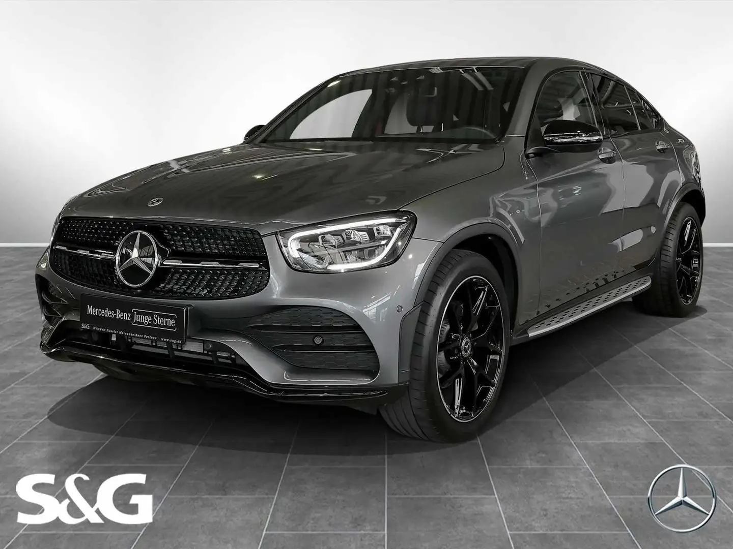 Mercedes-Benz GLC 200 4M Coupé AMG MBUX+Sitzhzg+360°+LED+Night Gri - 1