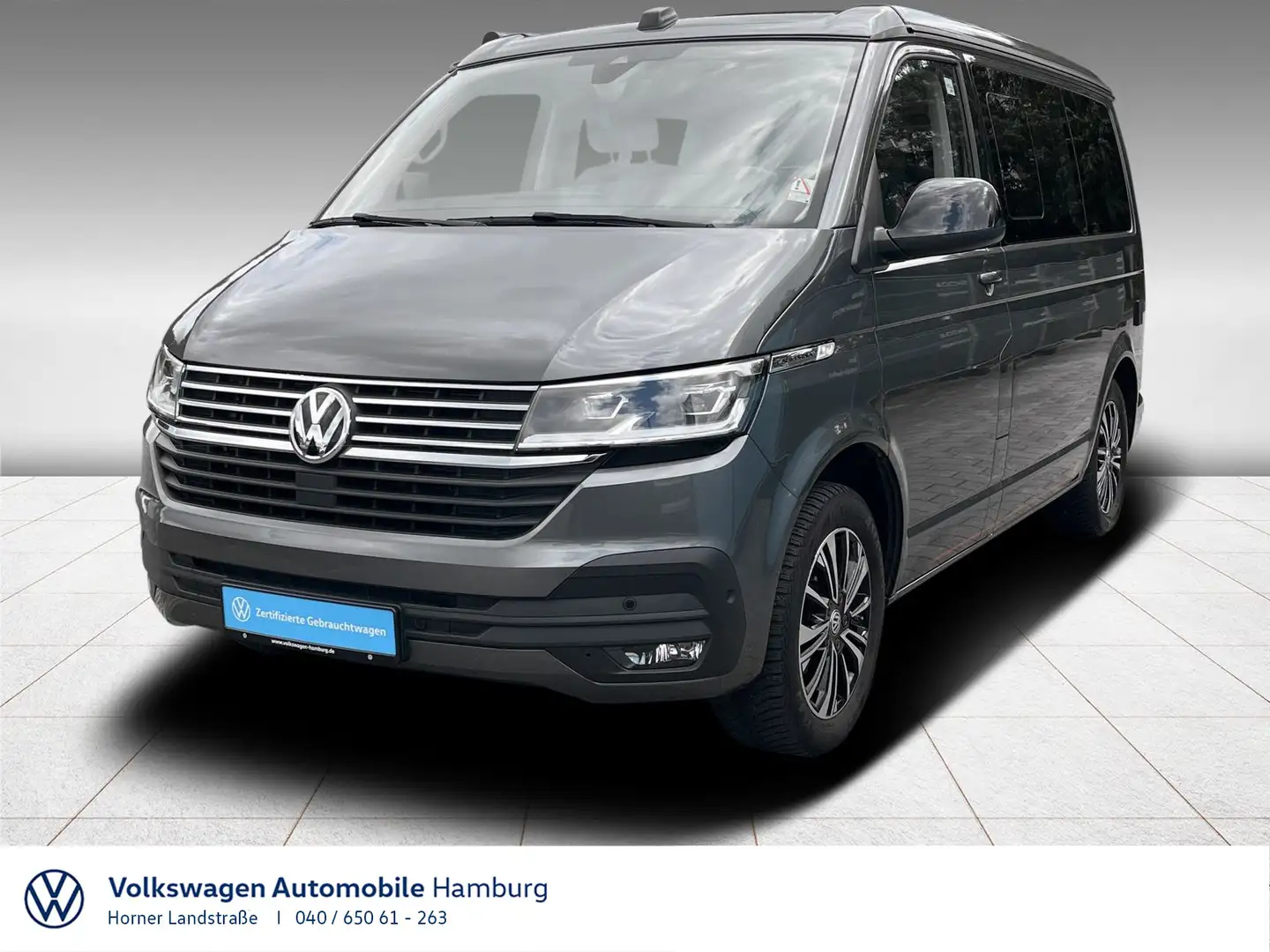 Volkswagen T6.1 California Beach 2.0 TDI DSG Kamera Navi Grau - 1