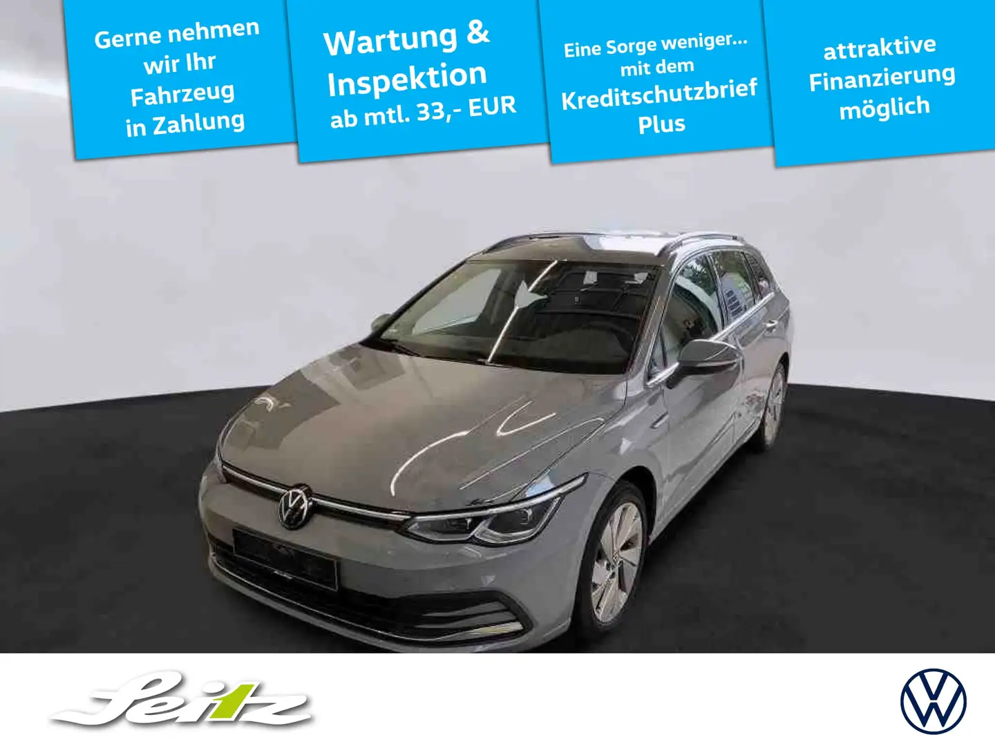 Volkswagen Golf Variant Golf VIII Variant 1.5 eTSI Style *AHK*KAMERA*NAVI* Grau - 1