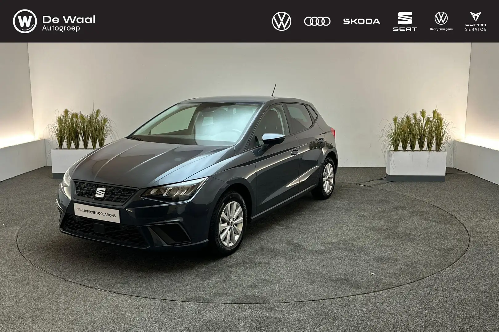 SEAT Ibiza 1.0 EcoTSI 95pk Style Business Connect | Parkeerse Gris - 1