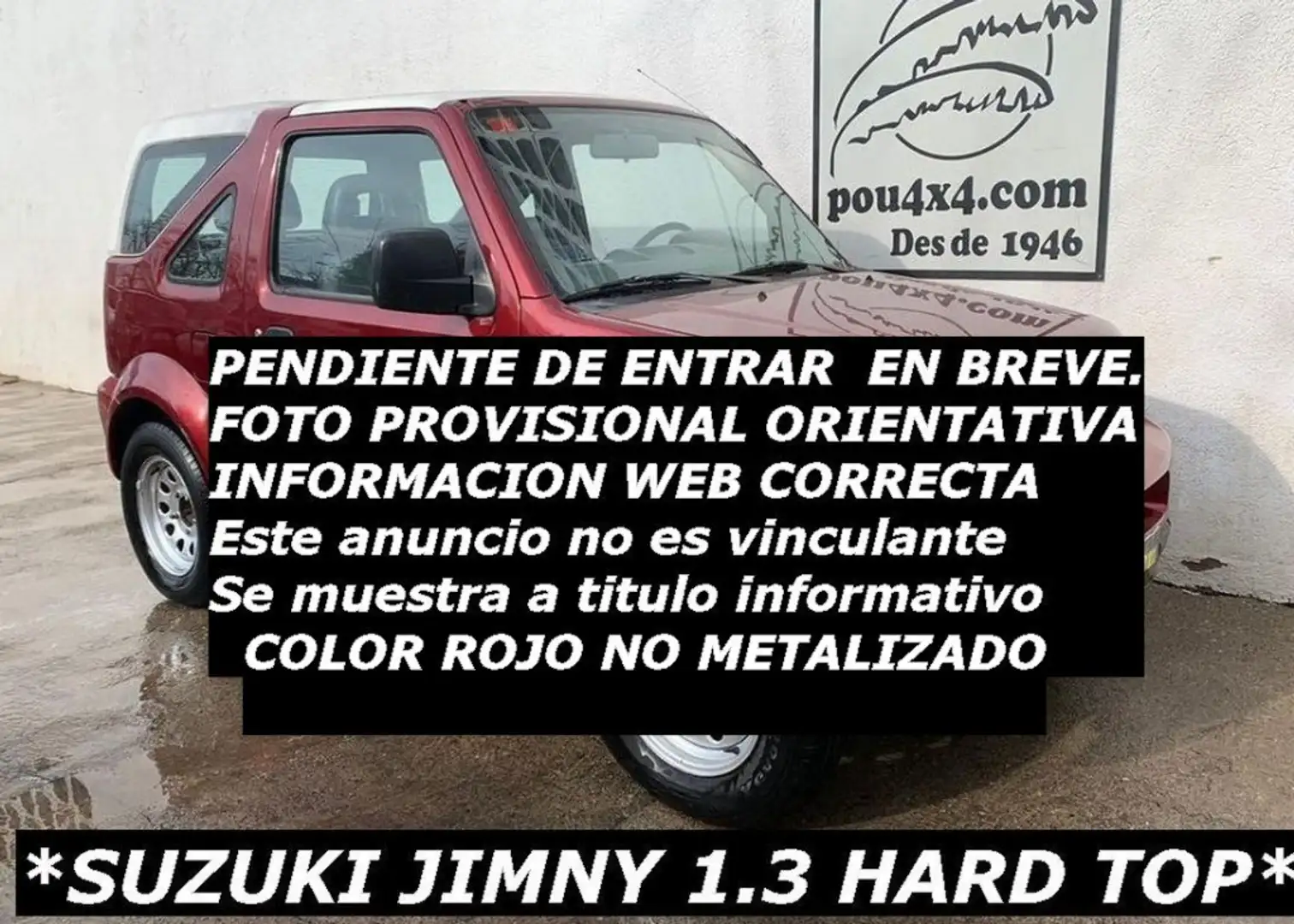 Suzuki Jimny 1.3 JLX Hard Top Rosso - 1