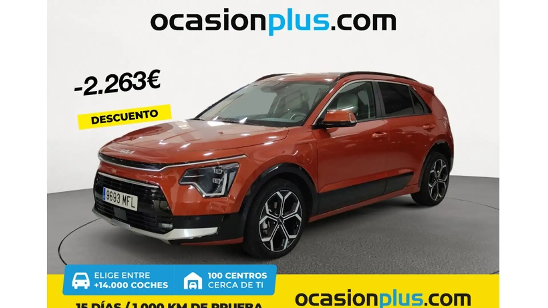 Kia Niro 1.6 PHEV Emotion 183 Naranja - 1