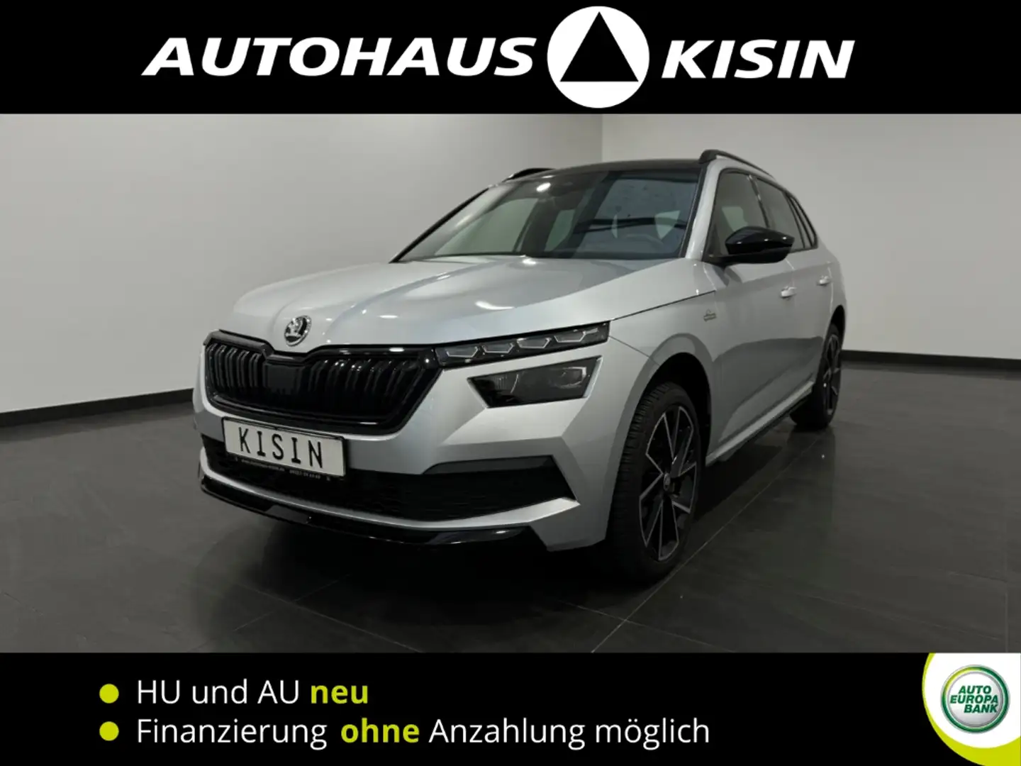 Skoda Kamiq Monte Carlo 1.5 TSI *Pano *CAM *LED *Navi Blendfre Silber - 1