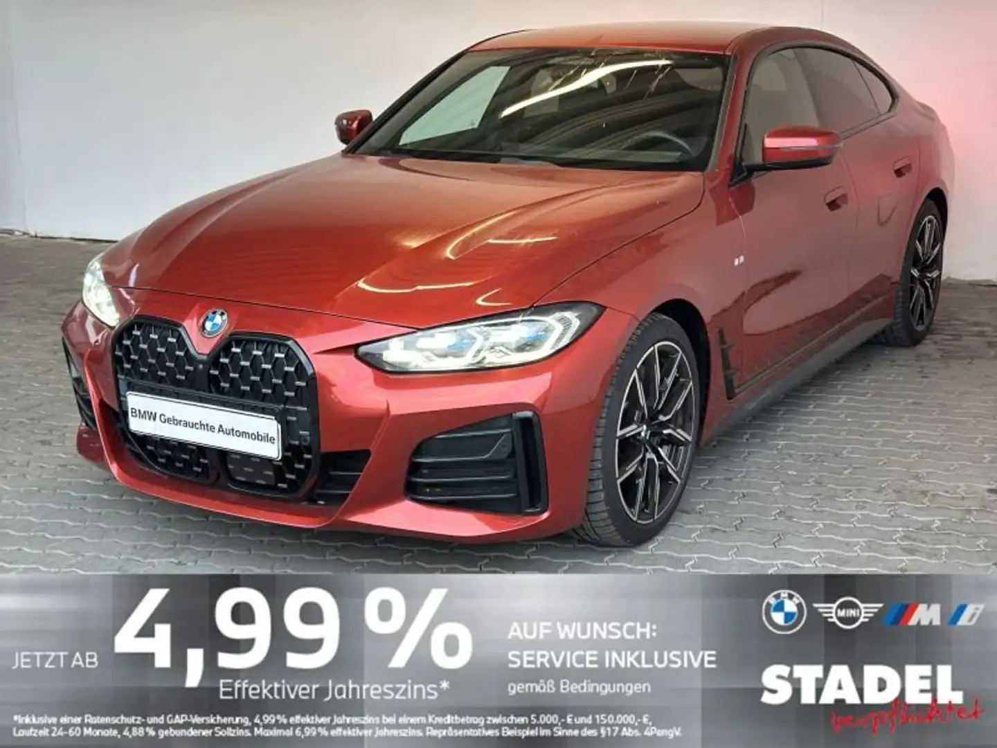 BMW 430 d xDrive M Sport Navi.Laser.Standhz.360°.ACC Orange - 1