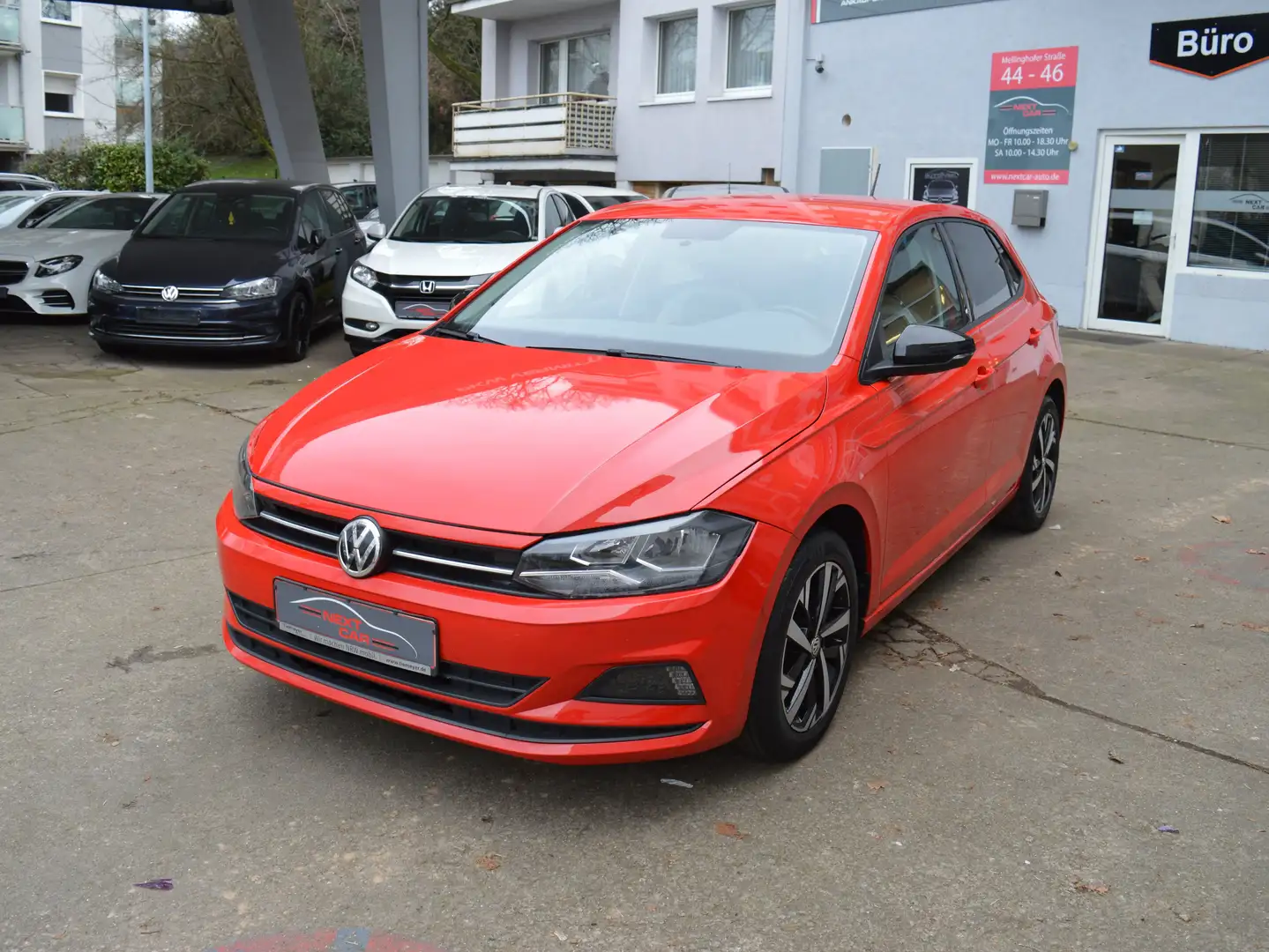 Volkswagen Polo 1.0 beats*Teilleder*8 fach Berreift.Tempomat* Red - 1
