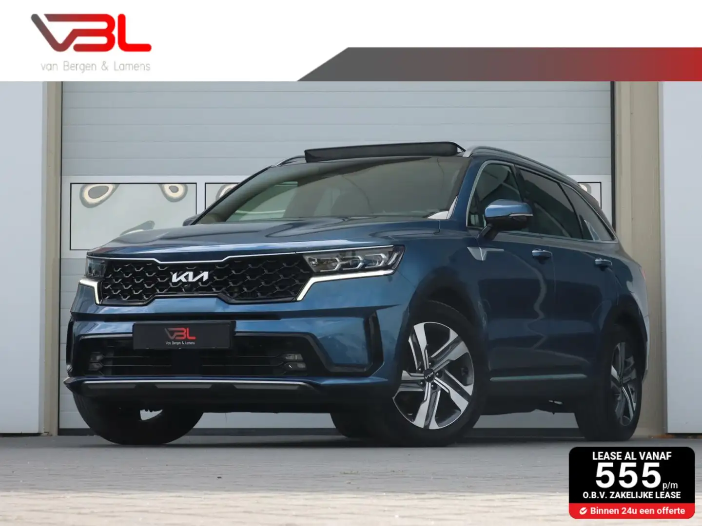 Kia Sorento 1.6 T-GDI 265PK Plug-in Hybrid 4WD ExecutiveLine Blauw - 1