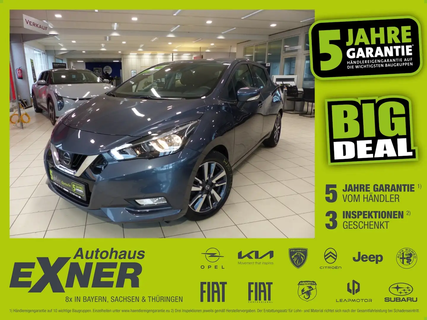 Nissan Micra 0,9 IG-T ACENTA S/S 5-türig KlimaA+LM Grau - 1