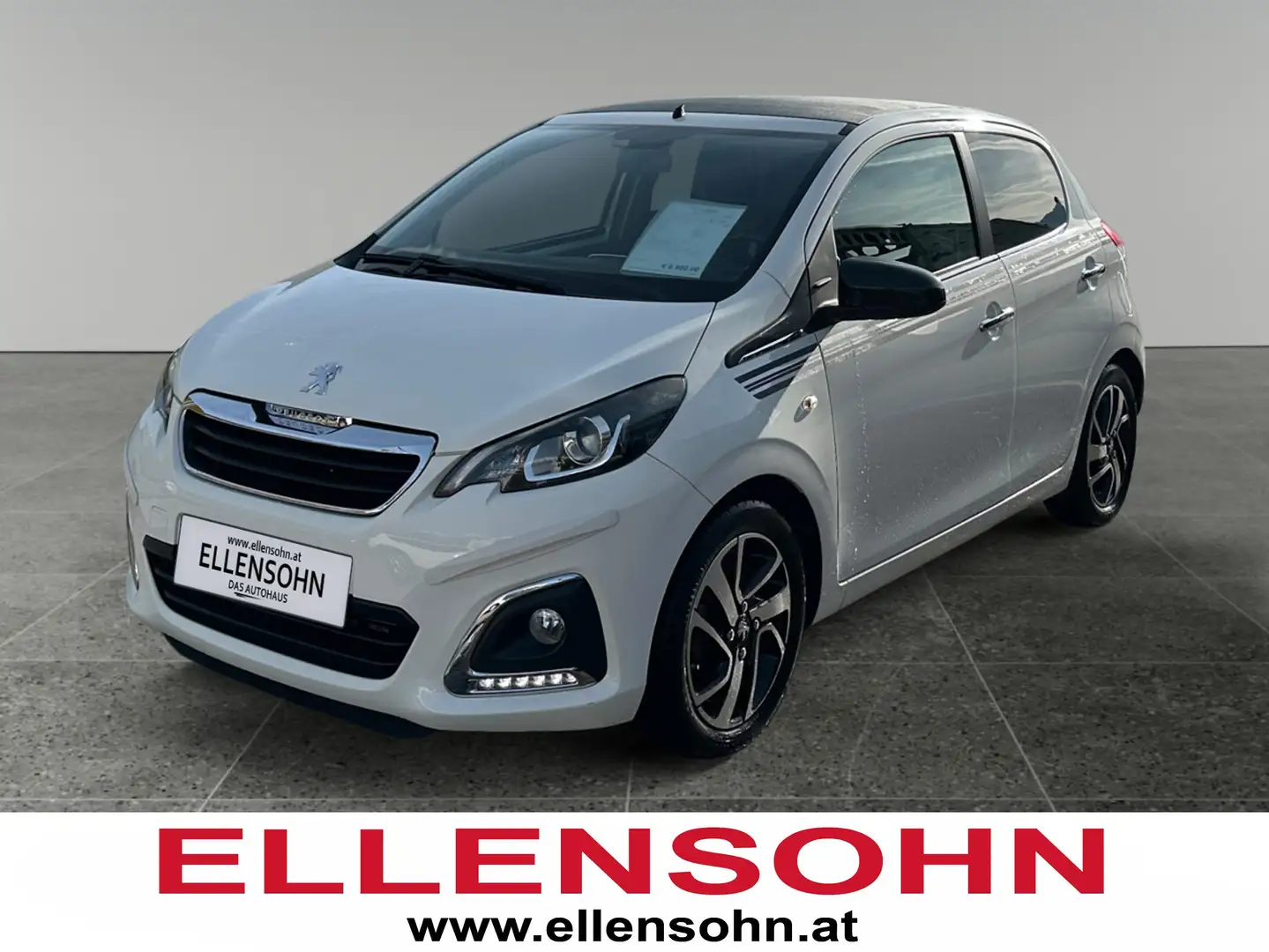 Peugeot 108 1,2 PureTech 82 Top FALTDACH inkl. Winterräder ! Weiß - 1