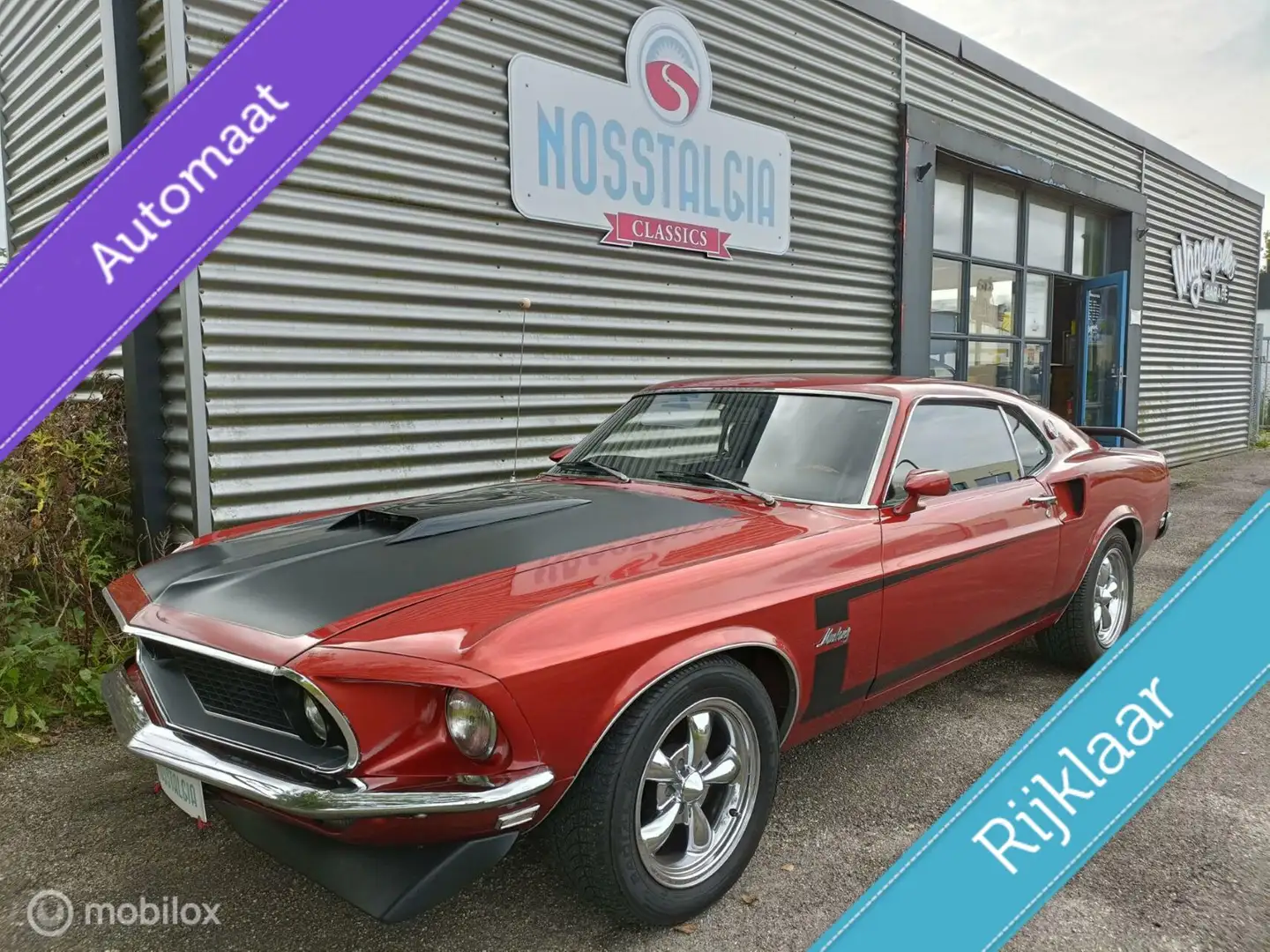 Ford Mustang Fastback V8 1969 Rood - 1