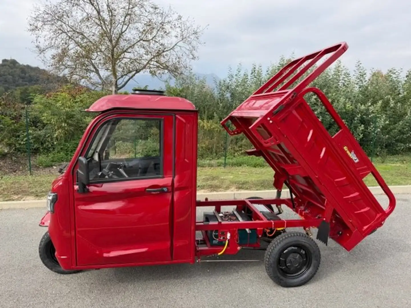 Altro e-CARRO cabin RIBALTABILE PORTATA 715 KG Blu/Azzurro - 2