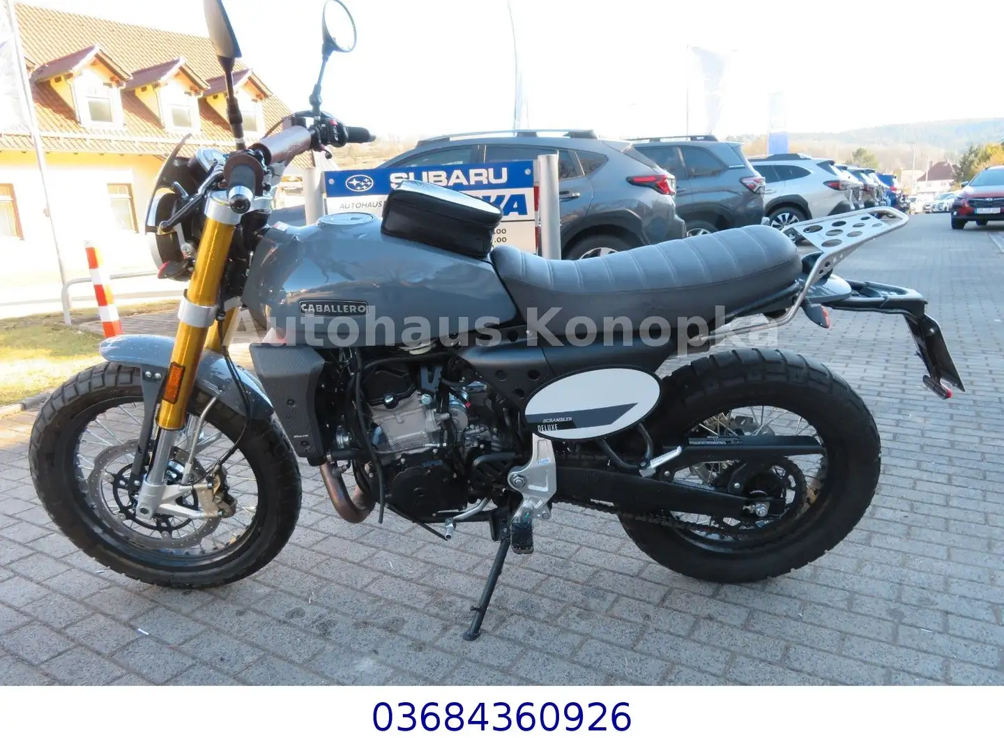 Fantic Caballero 500 Deluxe Finanzierung 4,99%+HUAU Grau - 2