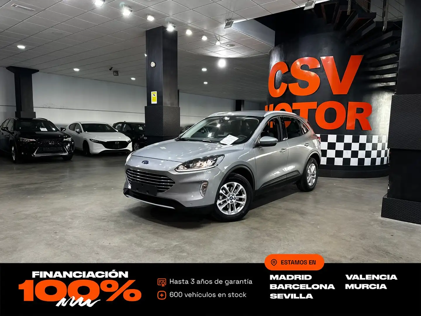 Ford Kuga Titanium 2.5 Duratec FHEV 140kW Auto Plateado - 1