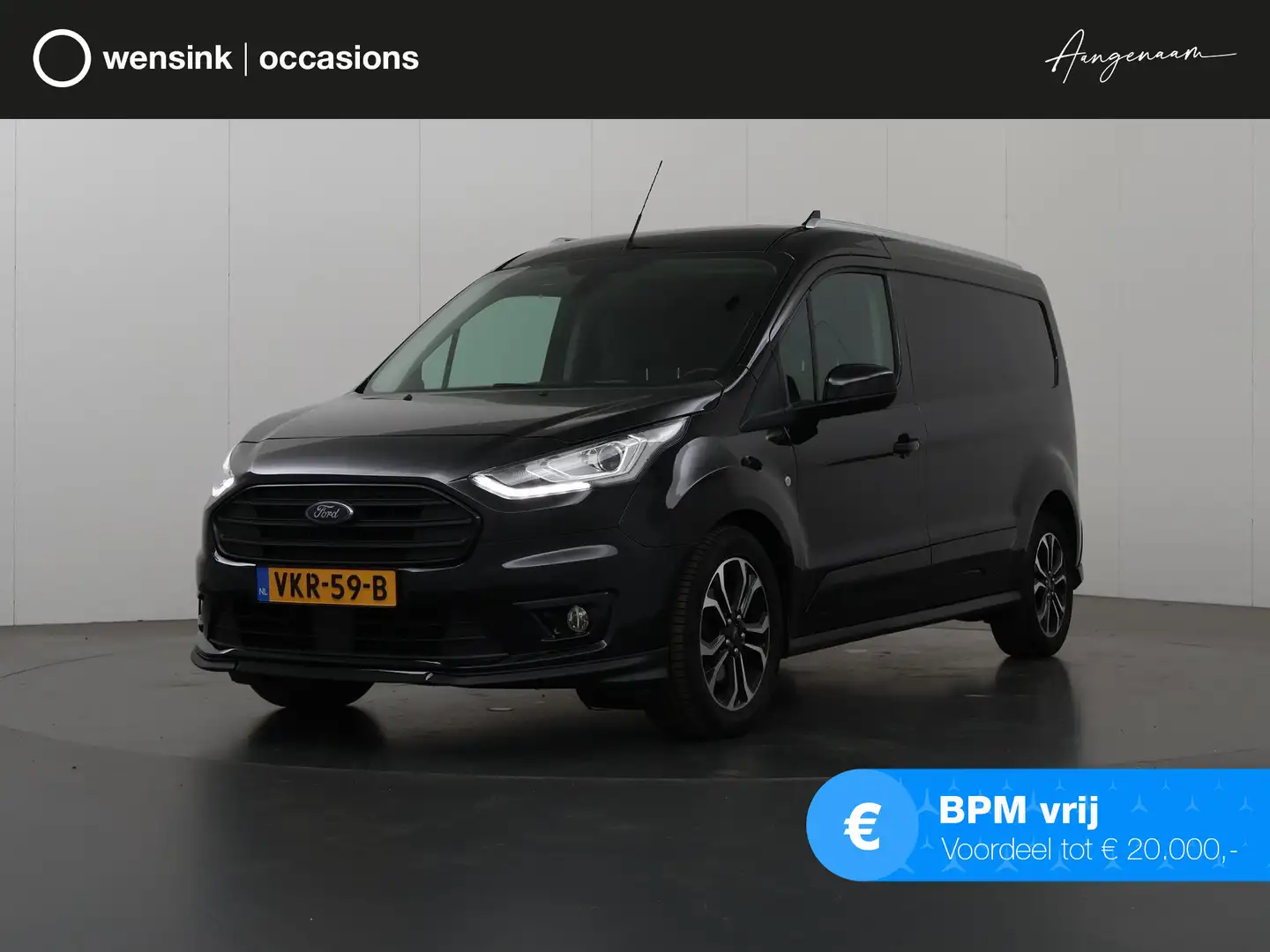 Ford Transit Connect 1.5 ECOBLUE AUTOMAAT | L2 | SPORT | CAMERA | STOEL Noir - 1
