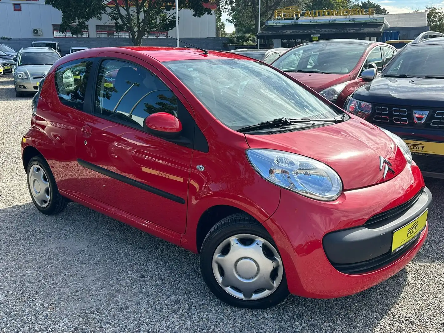 Citroen C1 Style *Aut.*58TKM*Klima* TÜV NEU Rot - 1