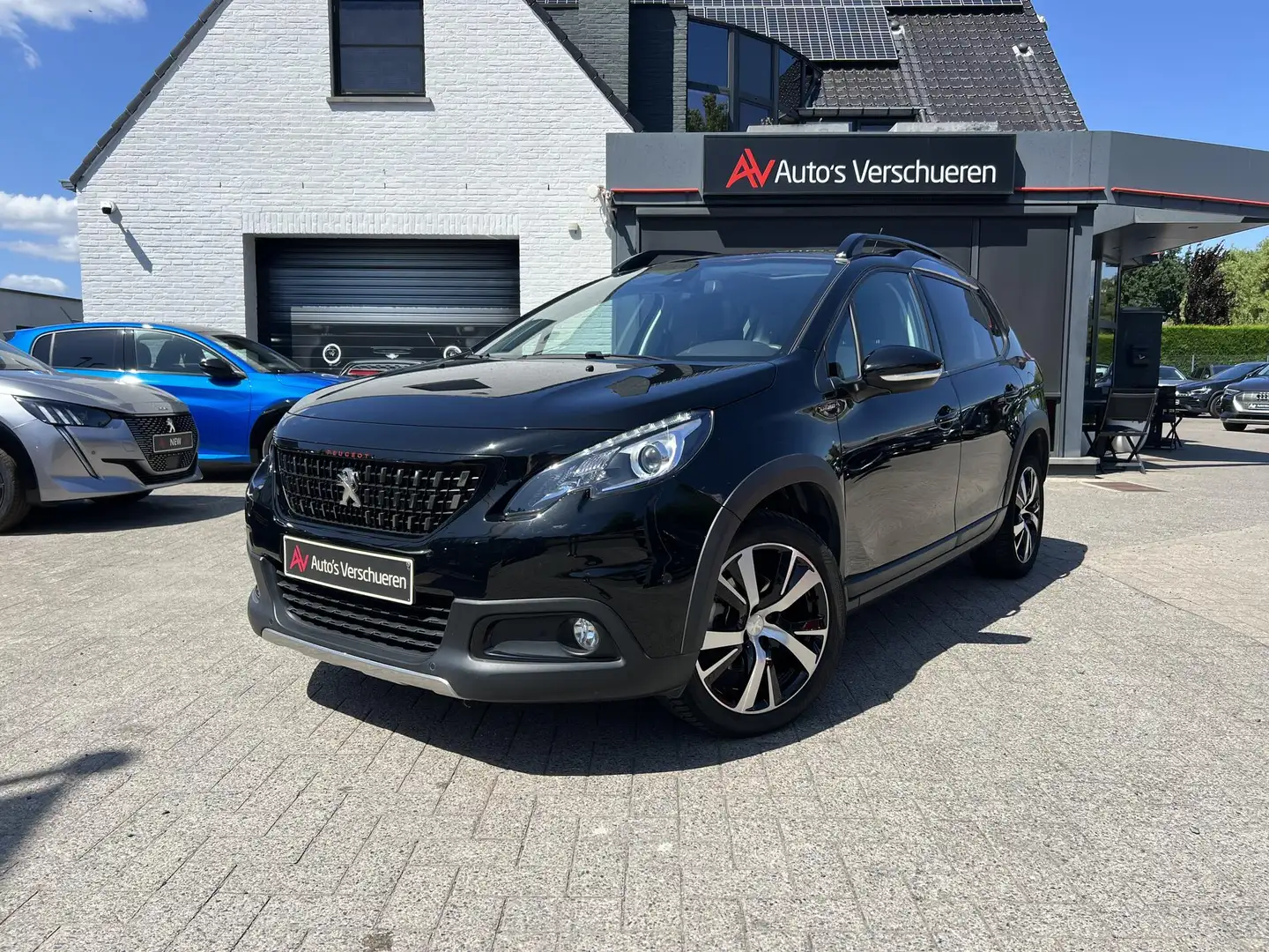 Peugeot 2008 GT-Line 1.2 Puretech EAT6 ** Pano | Camera | Na... Zwart - 2