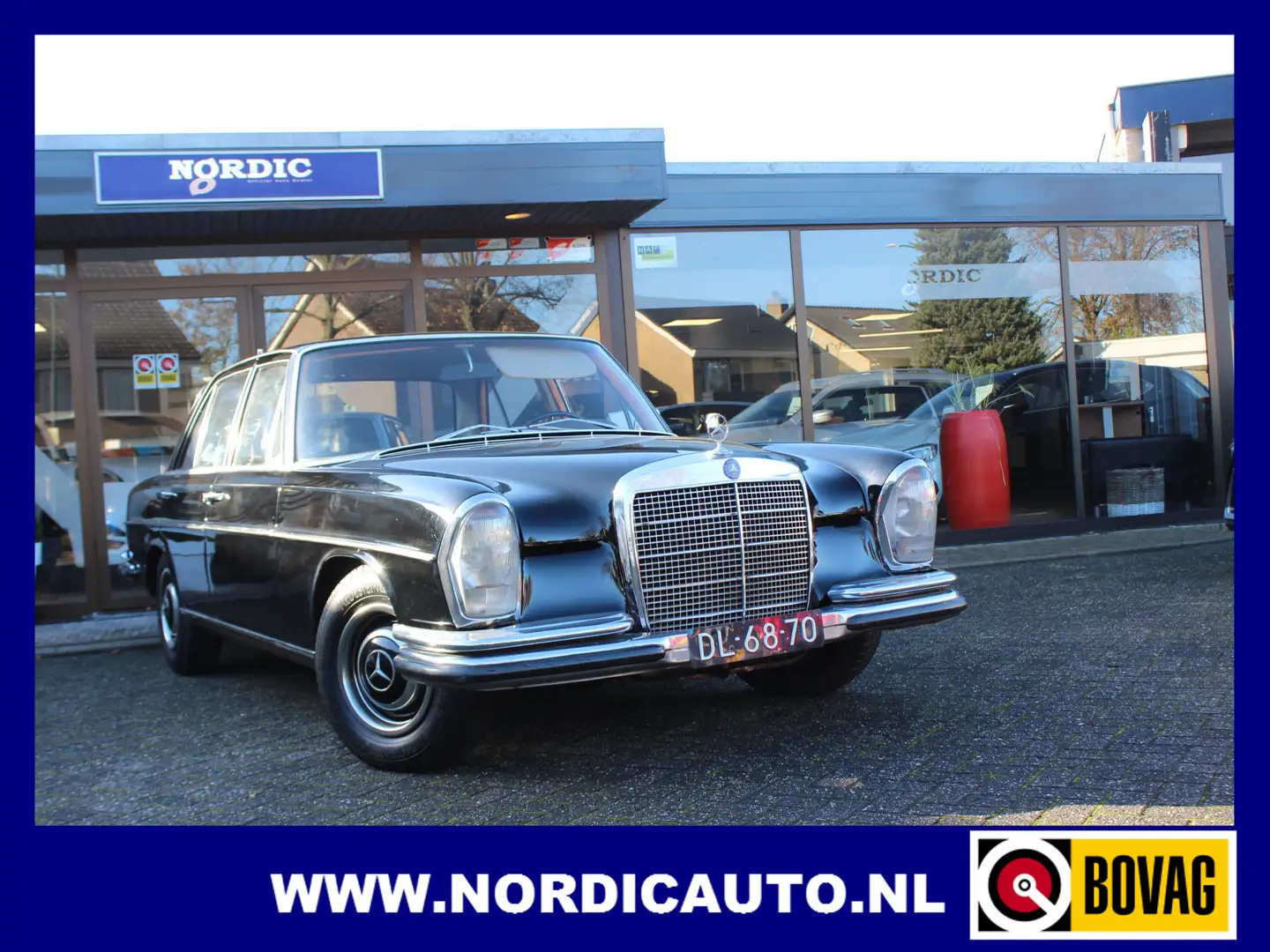 Mercedes-Benz S 250 AUTOMATIC 6 CYLINDER / LPG / 1966 / NETTE STAAT! H Siyah - 1