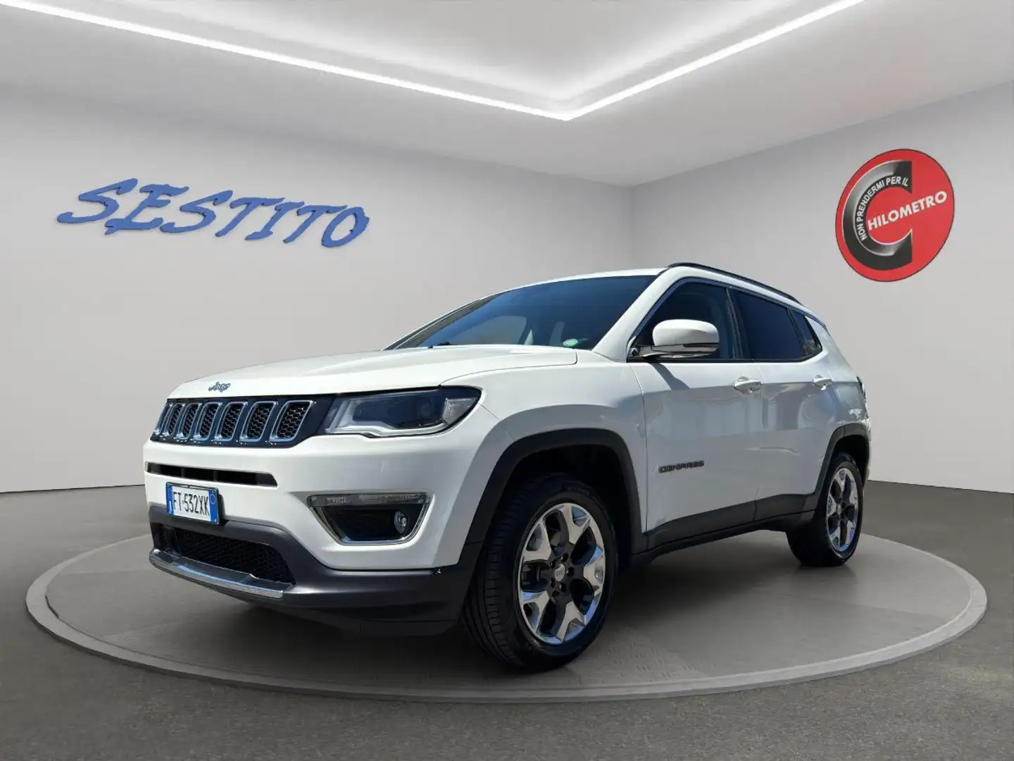 Jeep Compass 2.0 mjt Limited Navi 4wd 140cv auto Bianco - 1