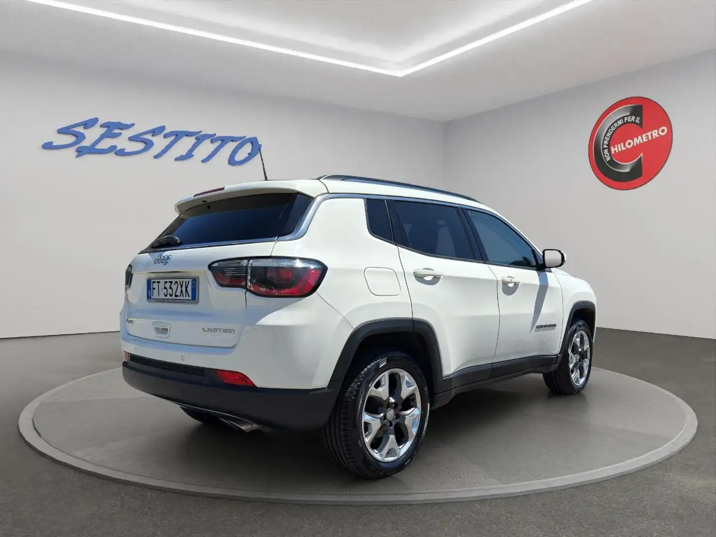 Jeep Compass 2.0 mjt Limited Navi 4wd 140cv auto Bianco - 2