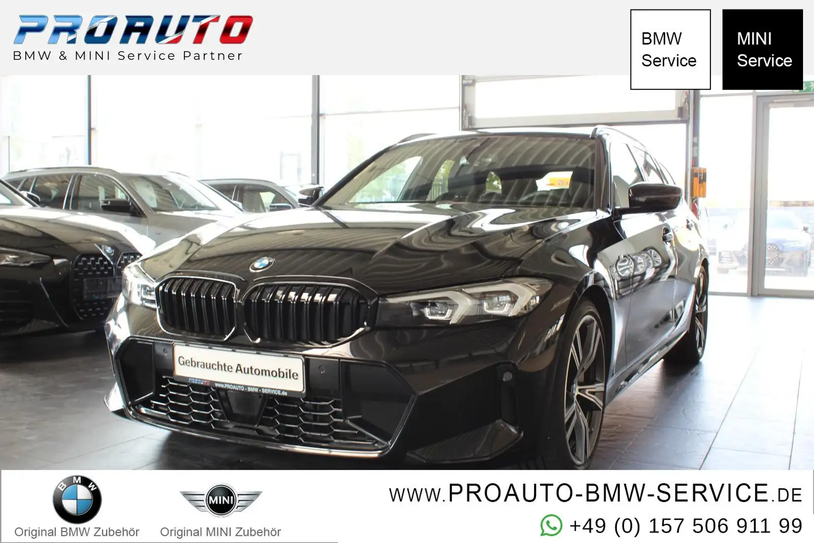 BMW 330 i Tour M Sport ACC/CocProf/AHK/Alu19"/HiFi/SHADOW Schwarz - 1