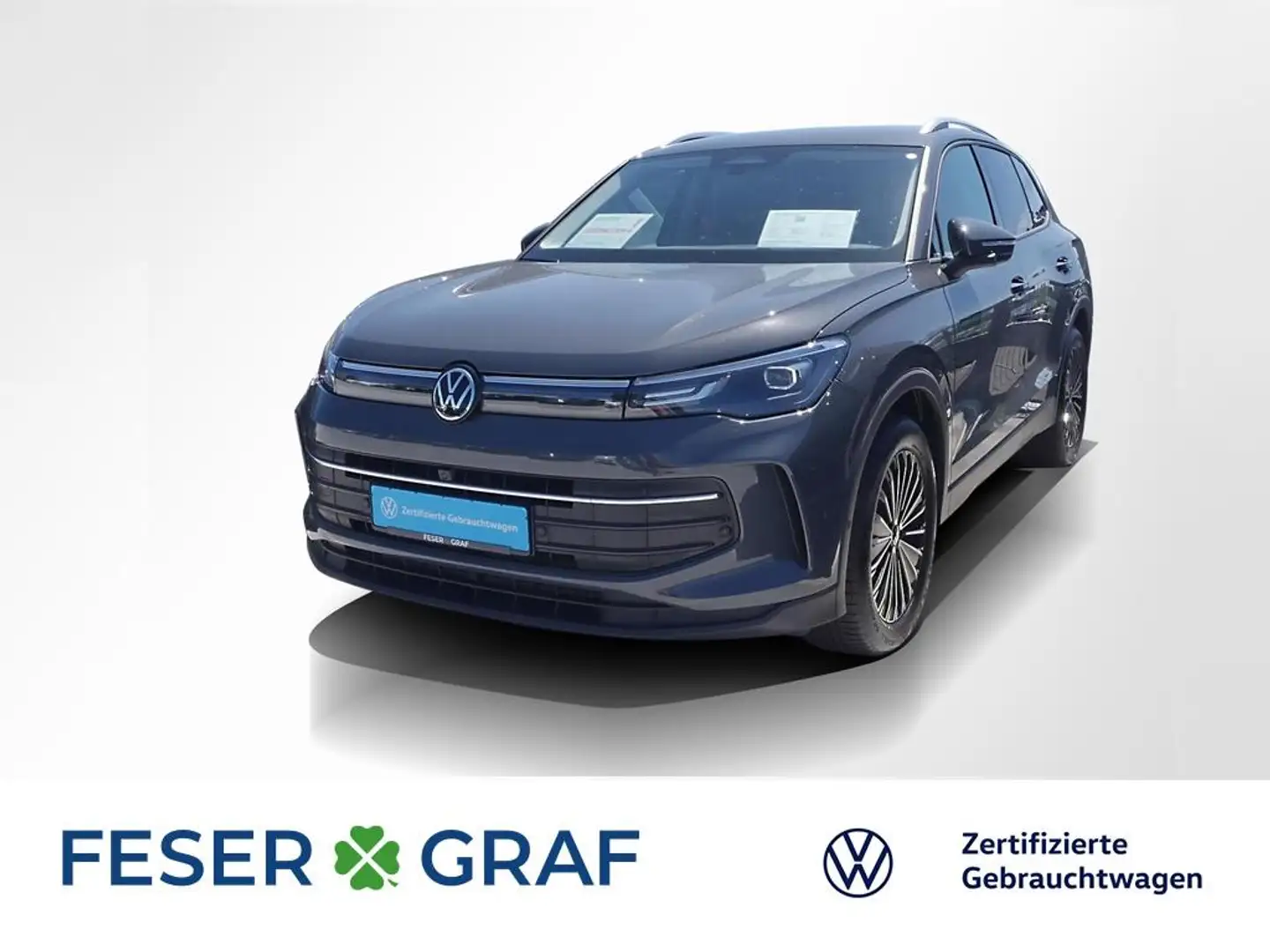 Volkswagen Tiguan 1.5 eTSI Life DSG 360° ACC AHK LED Navi Grau - 1