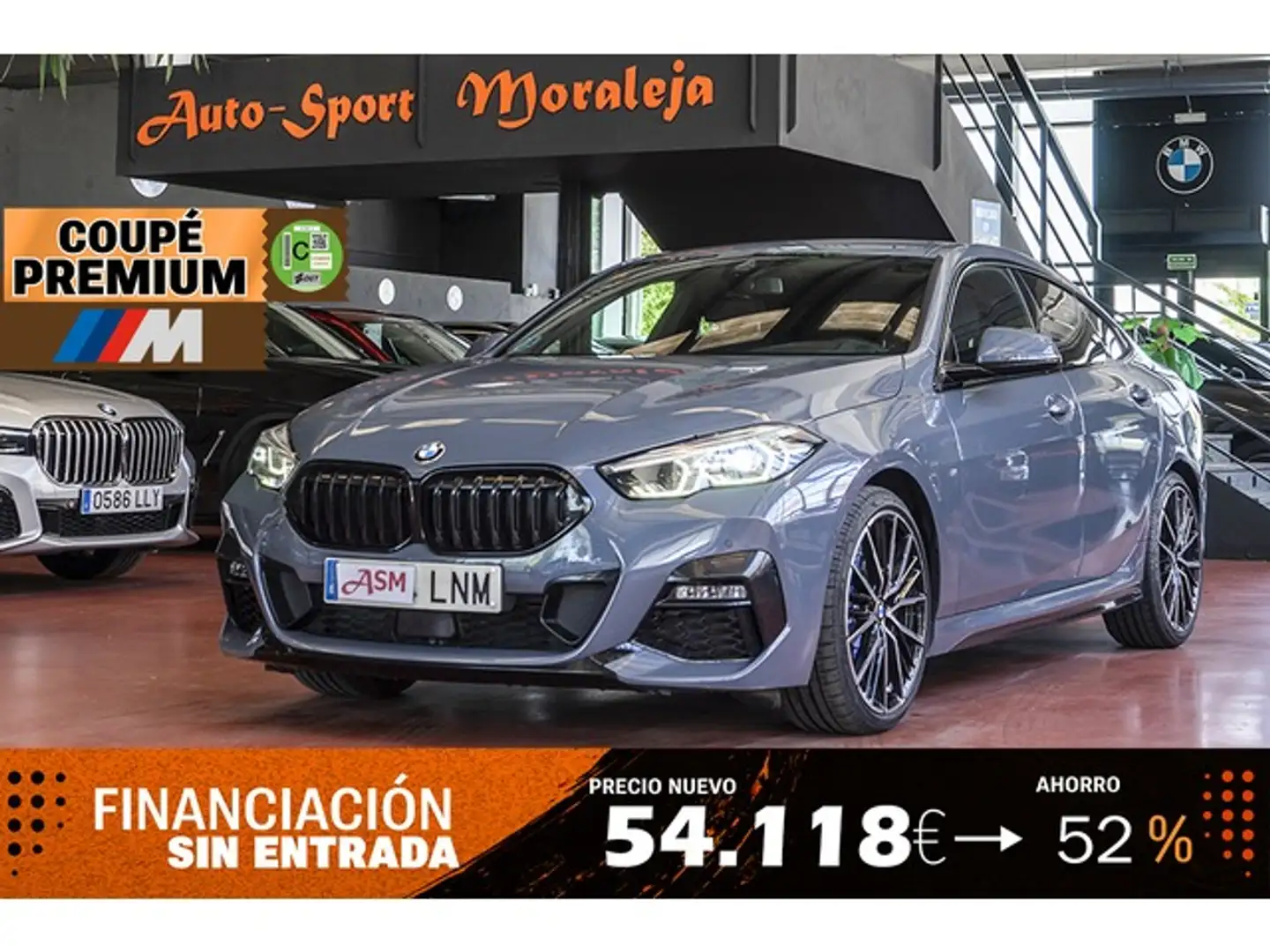BMW 218 218dA Gran Coupé Gris - 1