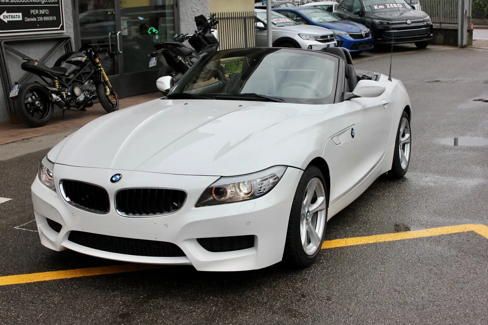 BMW Z4 2.0i 185 CV M-SPORT XENON SEDILI SPORT PELLE NERA Blanc - 1