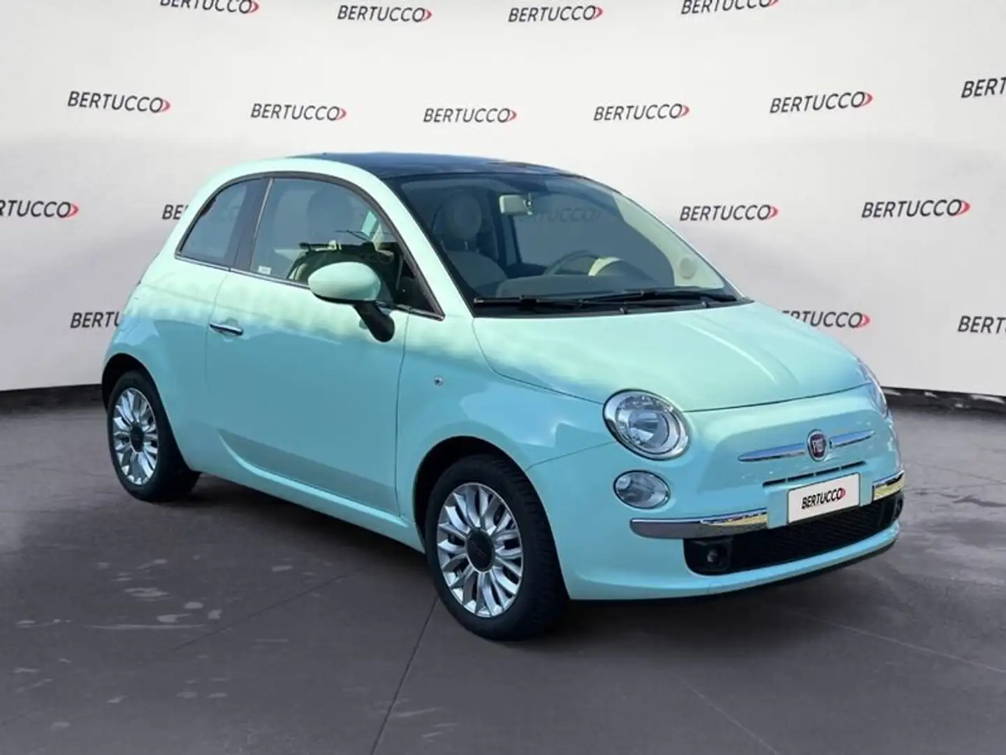 Fiat 500 1.2 EasyPower Lounge Bleu - 1