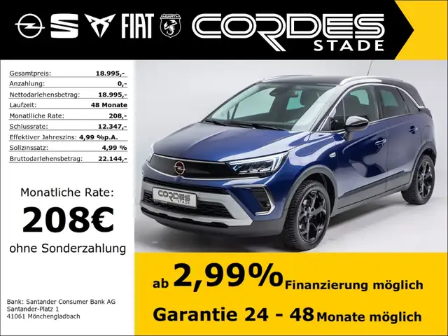 Opel Crossland GS Line Allwetter PDC Navi  Kamera (142)