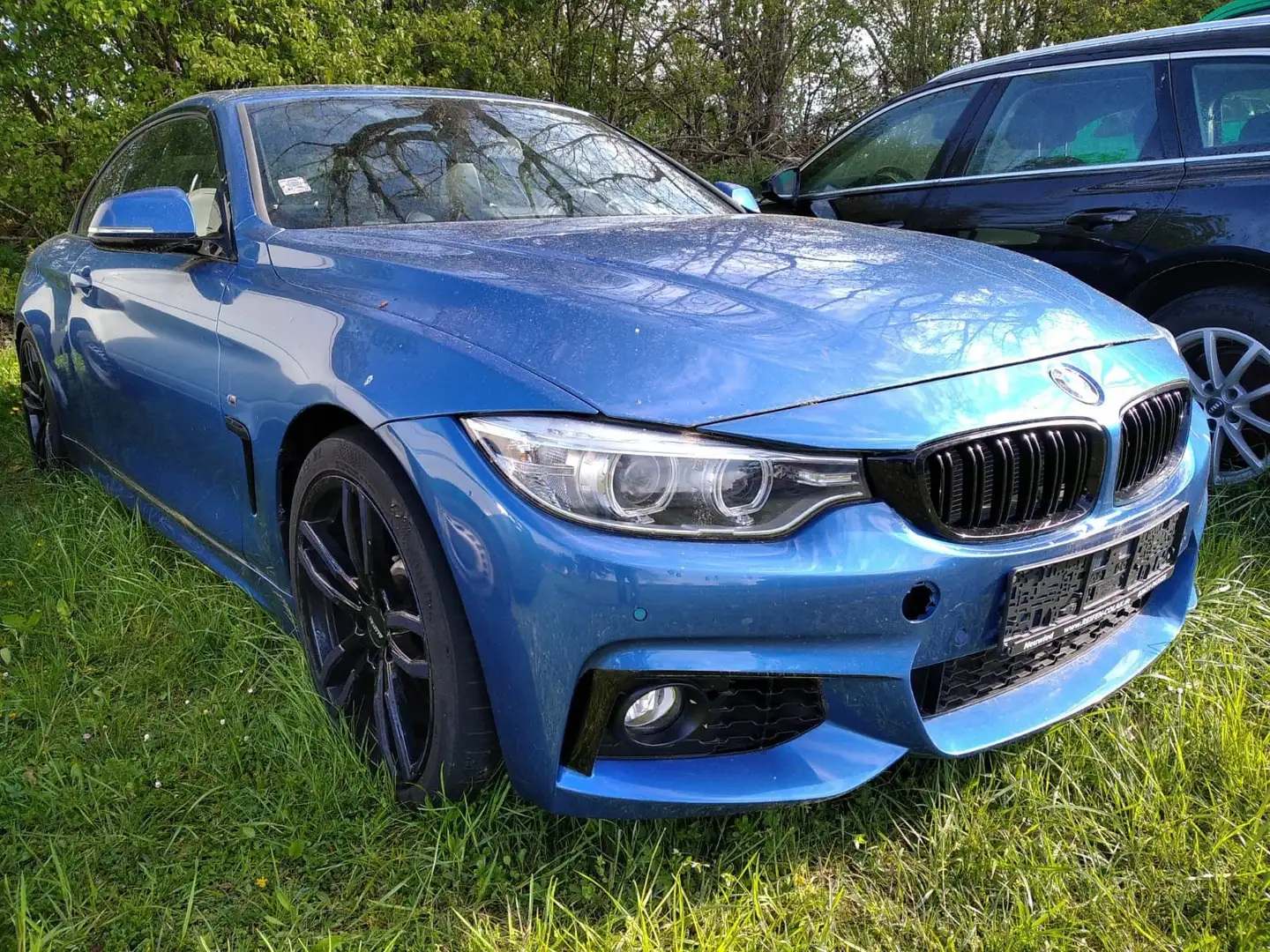 BMW 435 i Cabrio Sportaut. M-Sport Vollausstattung ! Blau - 1